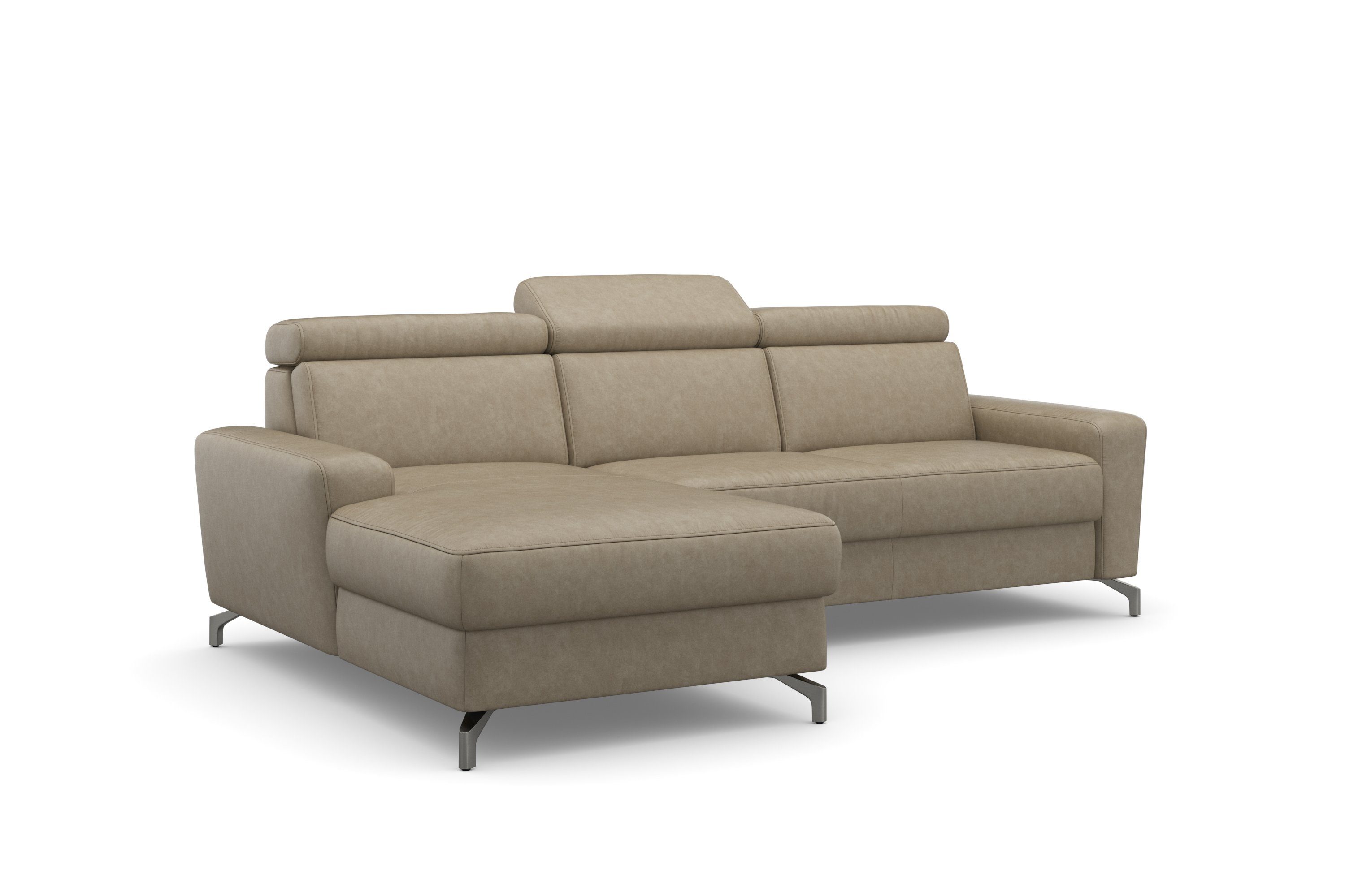 sit&more Hoekbank Scarlett L-vorm met verstelbare hoofdsteun, naar keuze met slaapfunctie, bedkist