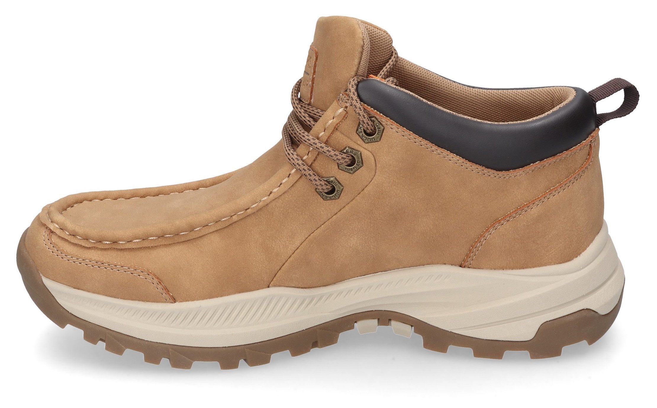 Dockers by Gerli Veterschoenen trekking laarzen, veterschoenen met modieuze mocassin-decoratieve naad