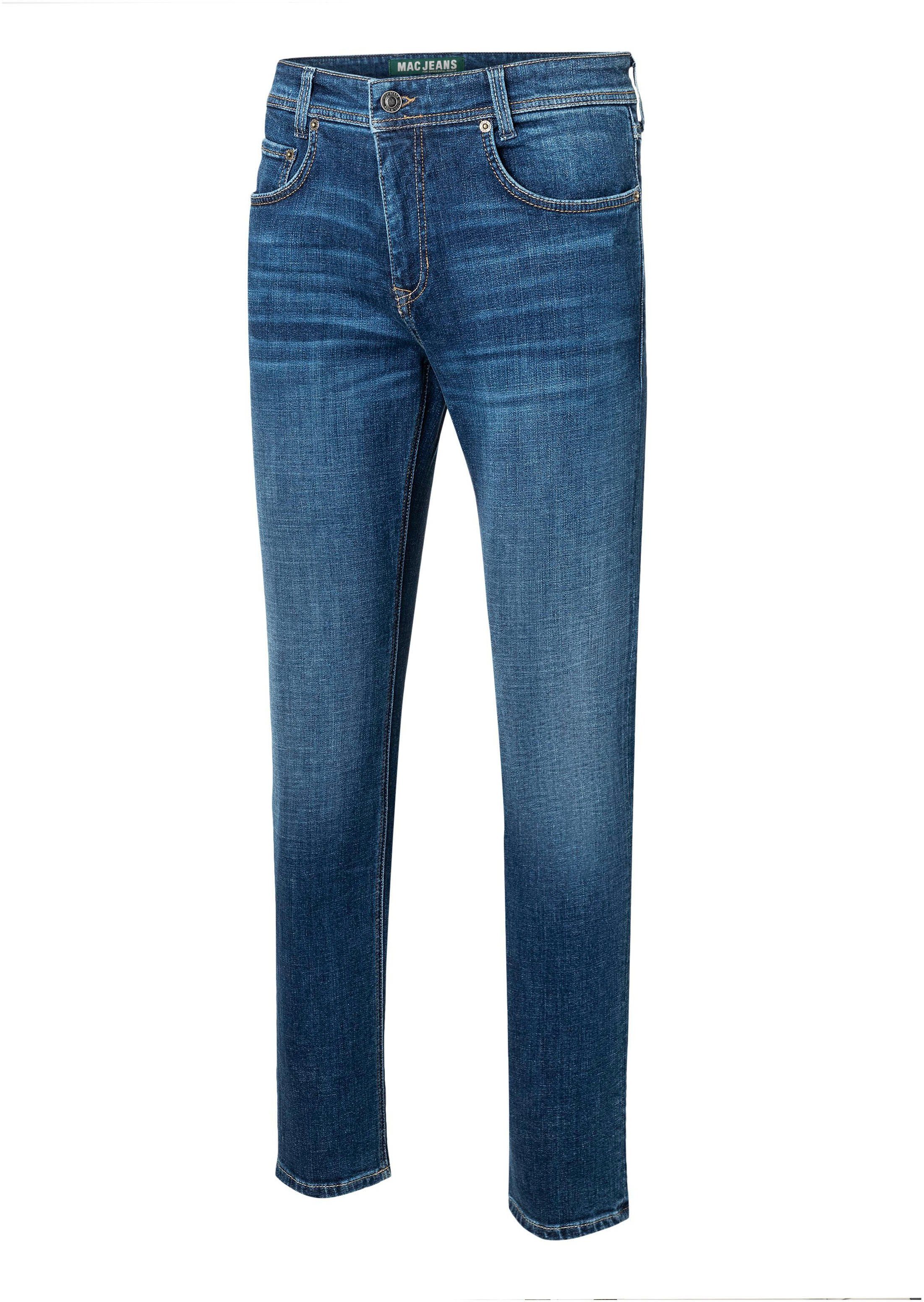 MAC Straight jeans Arne in verzorgde uitstraling, met stretch