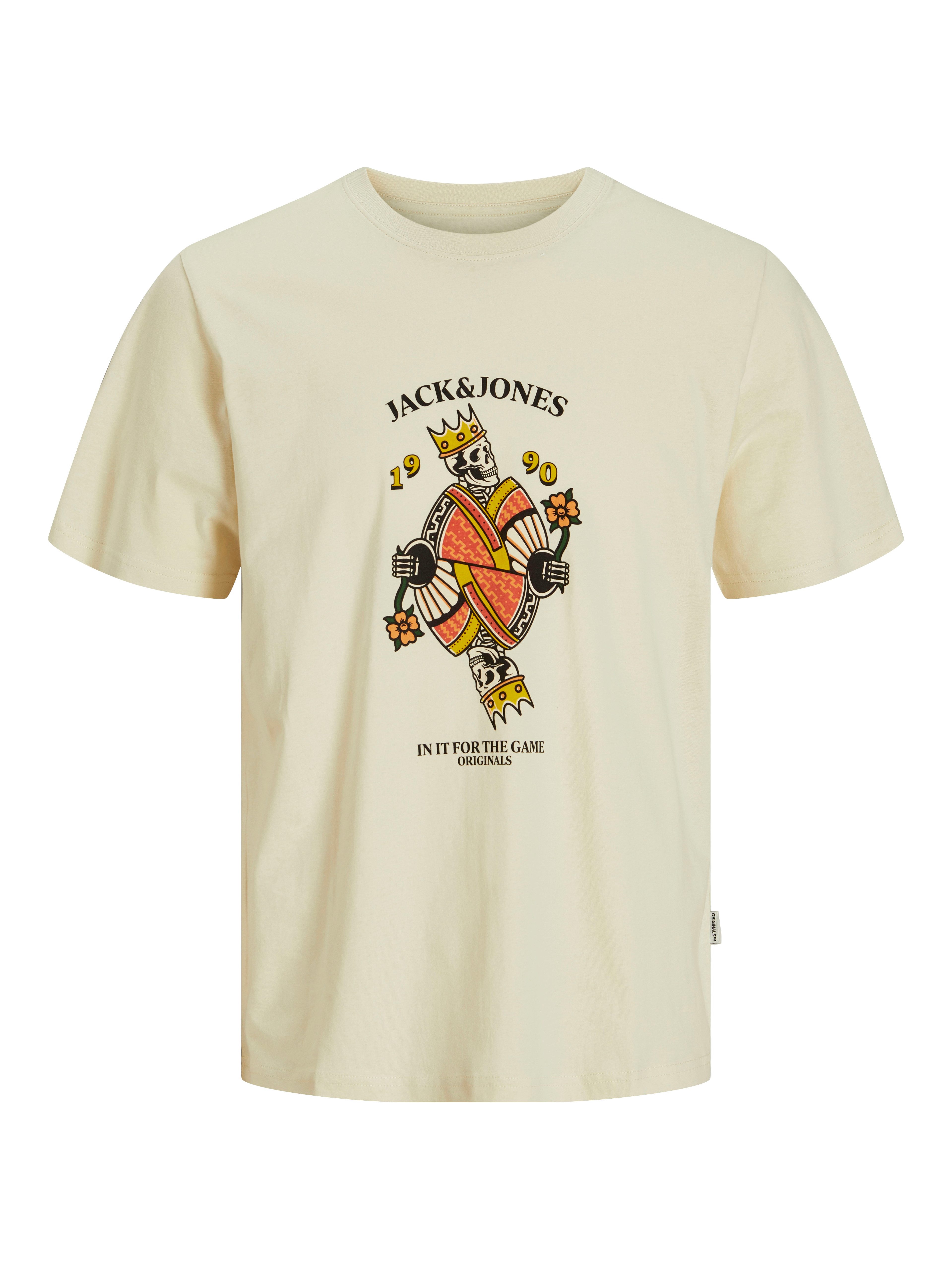Jack & Jones T-shirt JORANATOMY SKULL TEE SS CREW NECK LN