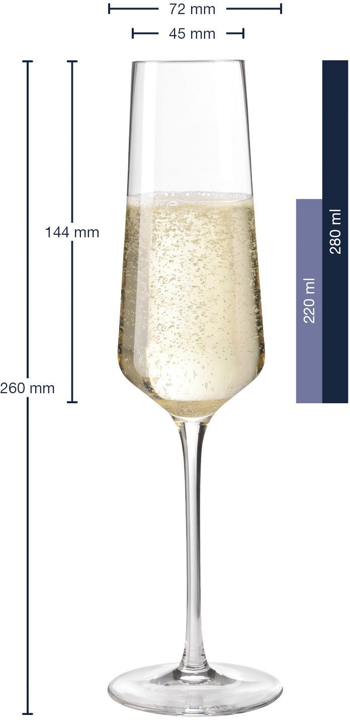 LEONARDO Champagneglas Puccini 280 ml(set, 6-delig)