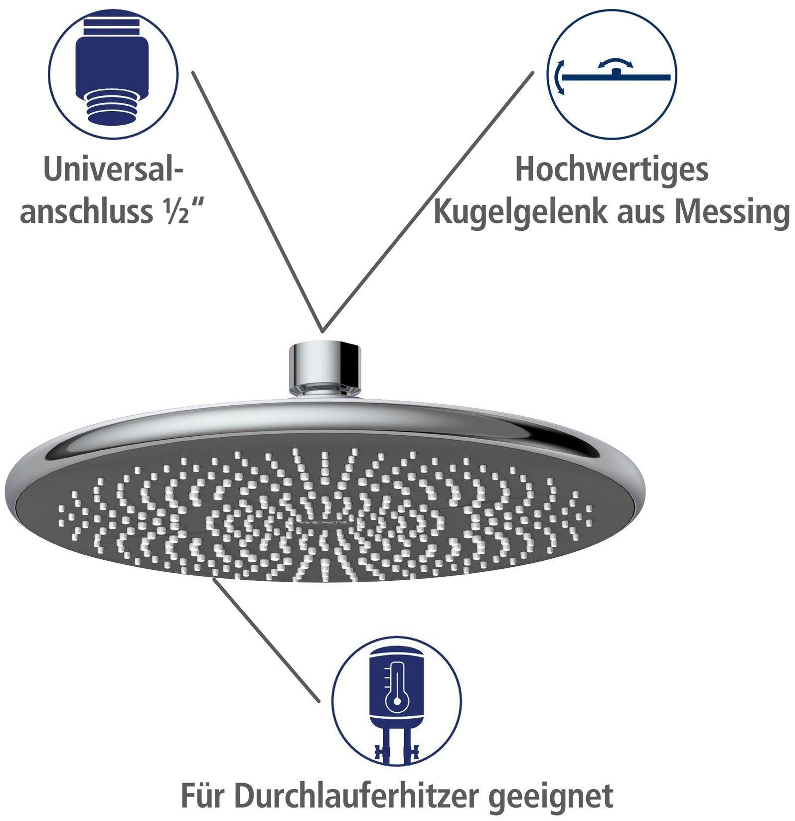 WENKO Regendouchekop Watersaving systeem Regendouchekop Watersaving, diameter 20 cm