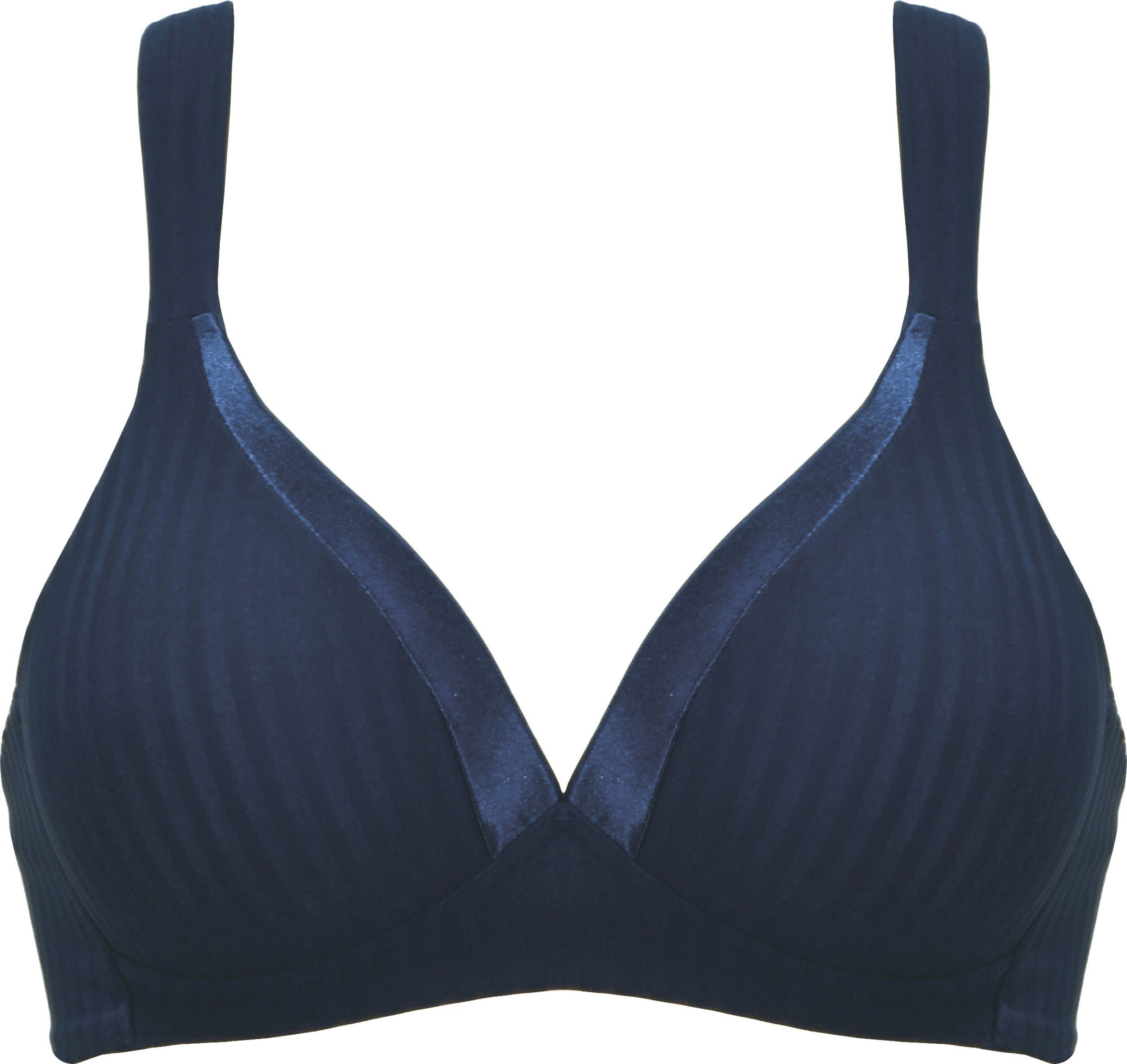 Naturana Bh met steuncups The Wednesday met discreet satijnen afwerking (1-delig) dames voorgevormde bh's maat 85 B blauw