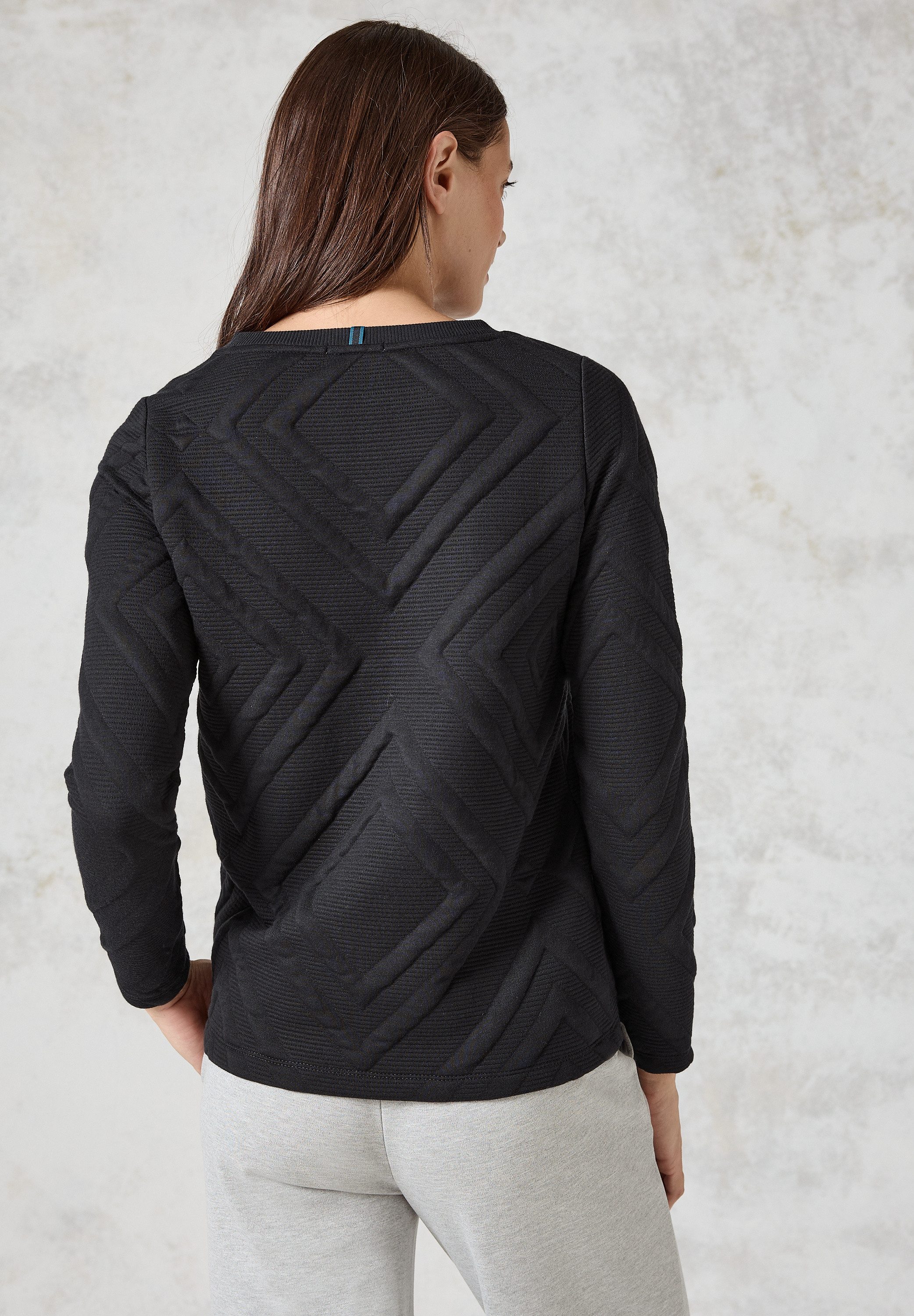 Cecil Sweatshirt met 3d structuurpatroon