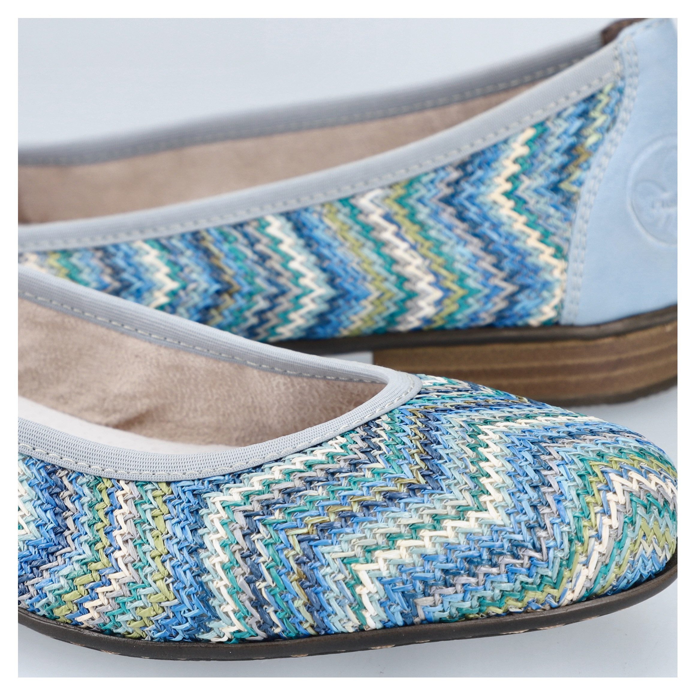 Rieker Ballerina's , slippers, instapschoen, pumps met zachte binnenzool