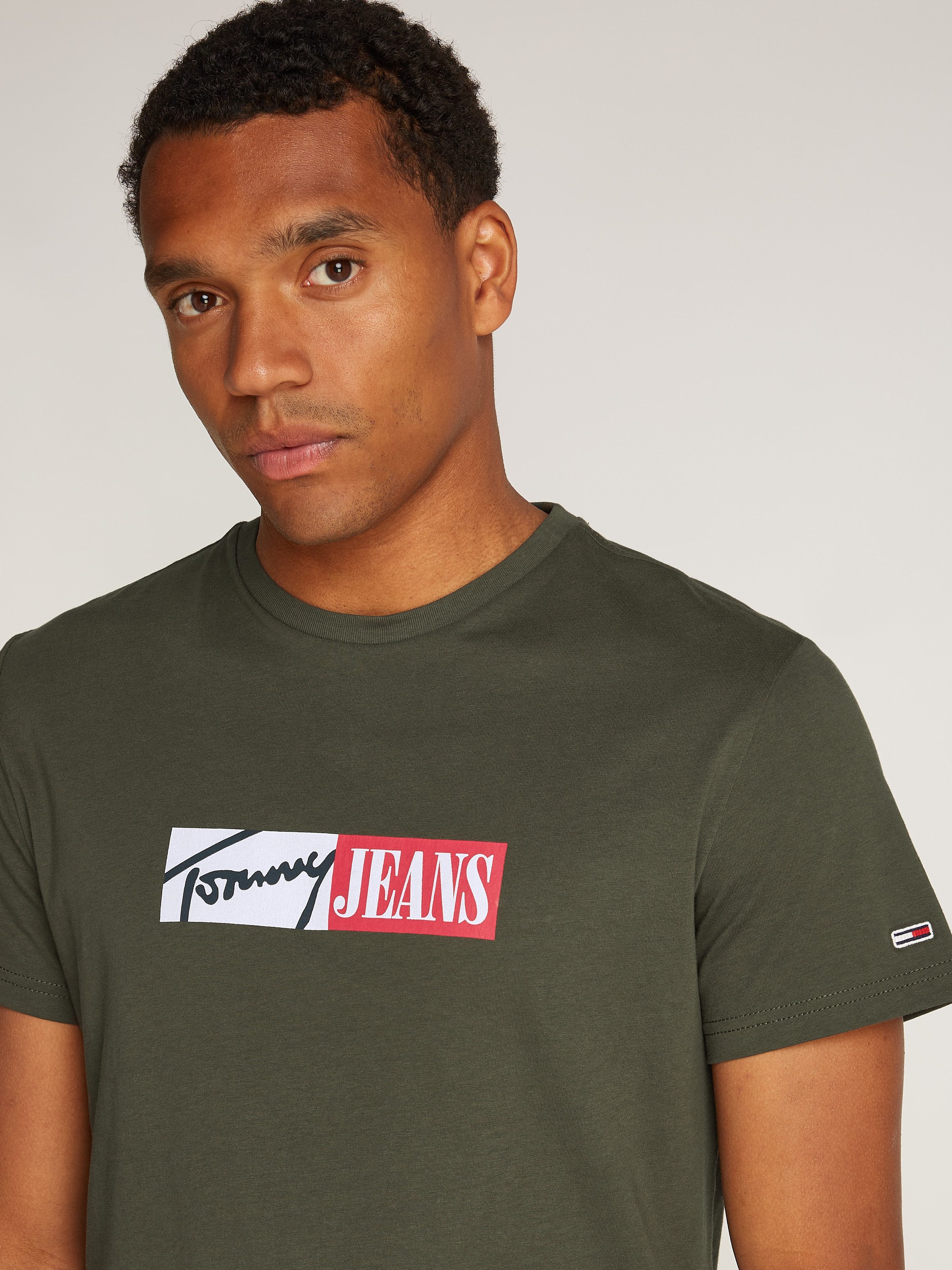 TOMMY JEANS T-shirt TJM SLIM ENTRY GRAPHIC TEE EXT