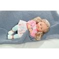 baby annabell staande pop little sophia, 36 cm met slapende ogen multicolor