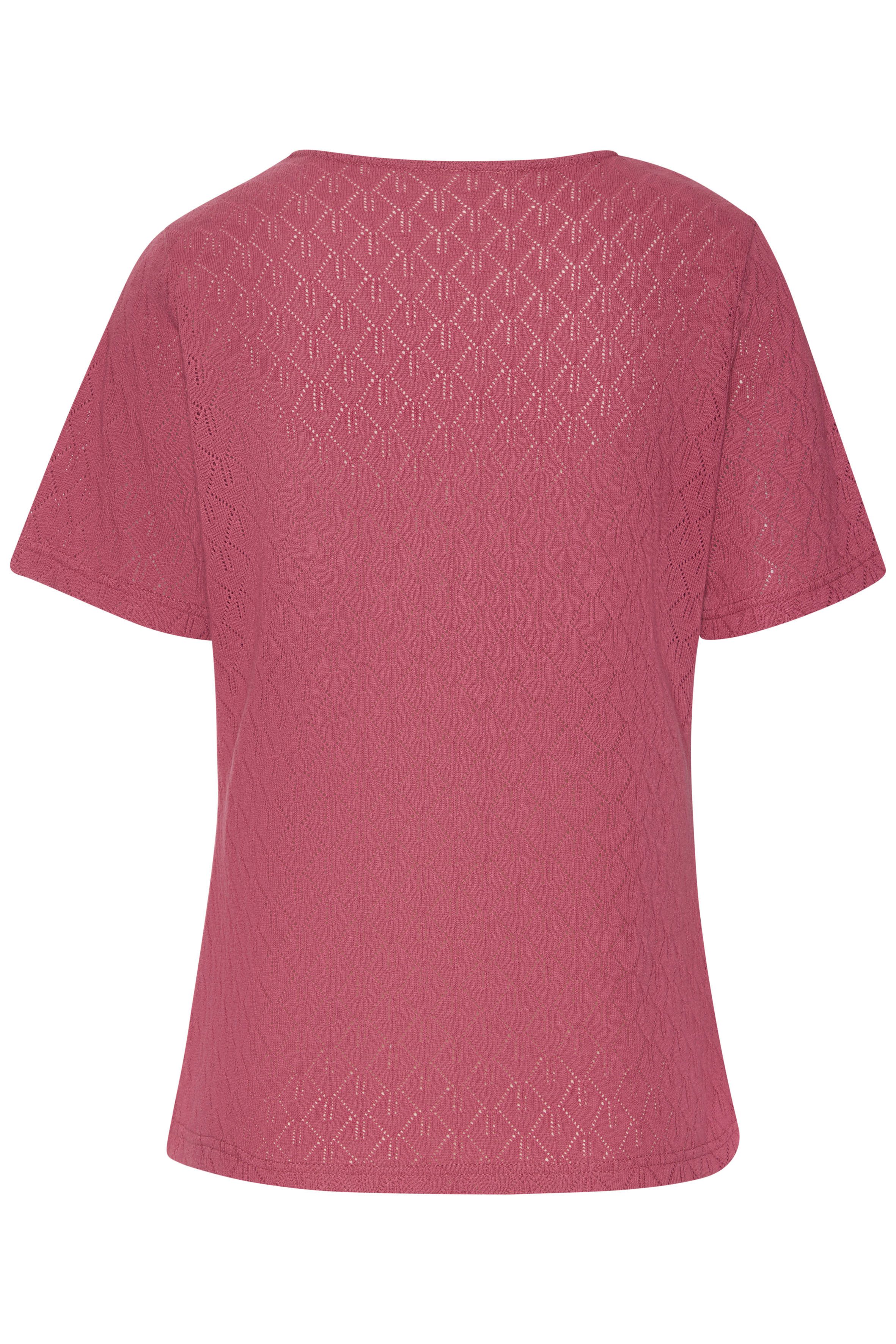 Vivance Shirt met korte mouwen Met modieus ajourpatroon in een zachte katoenkwaliteit