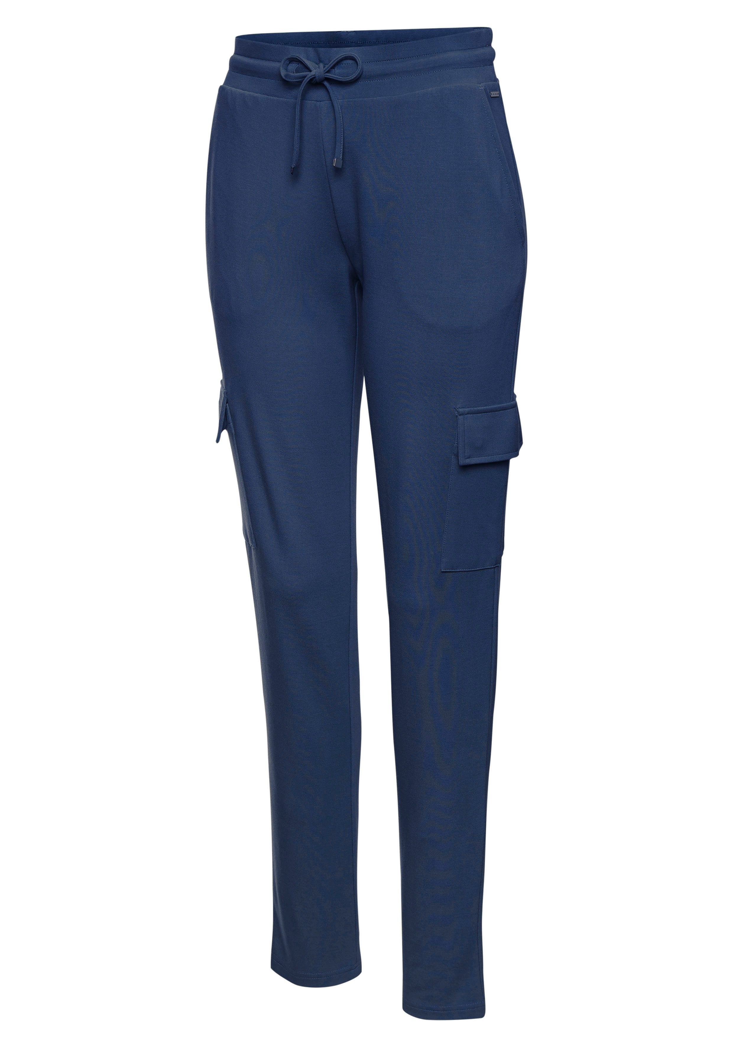 Lascana Cargobroek in zacht vloeiend materiaal, loungewear
