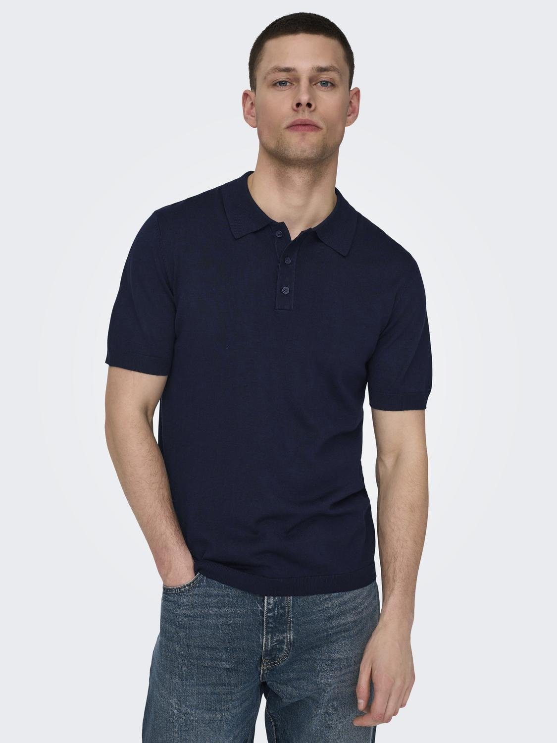 ONLY & SONS Poloshirt ONSWYLER LIFE REG 14 SS POLO KNIT NOOS