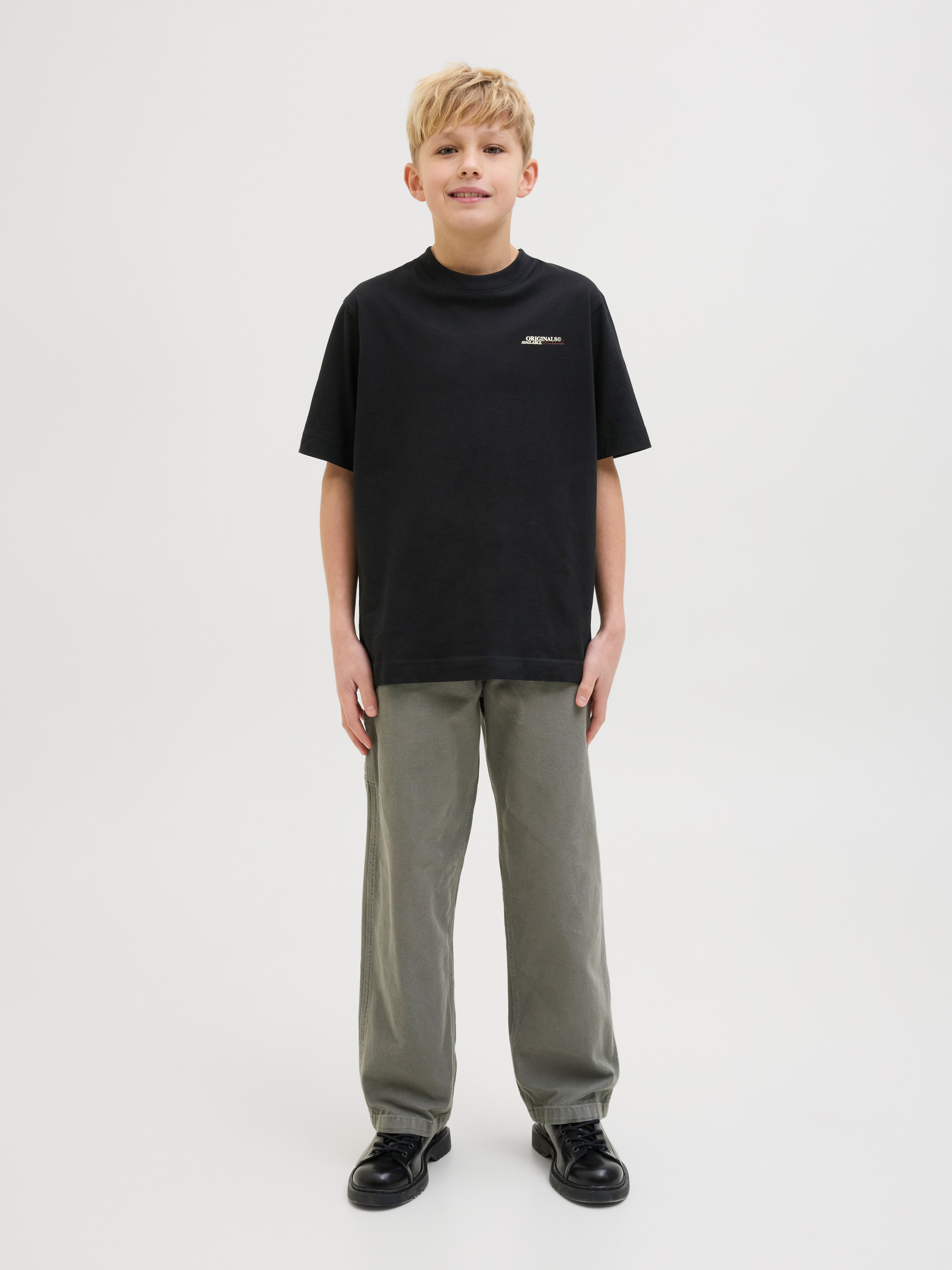 Jack & Jones Junior T-shirt JORISLINGTON TYPE TEE SS CREW N. SN JNR