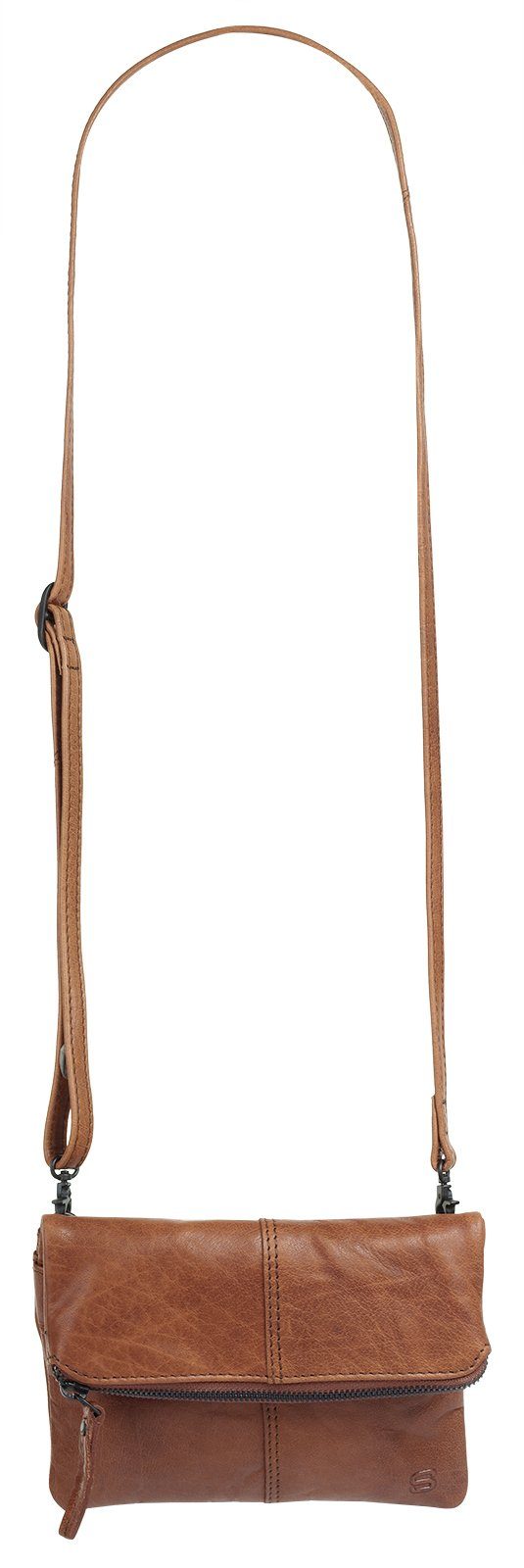 Spikes & Sparrow Schoudertas echt leder