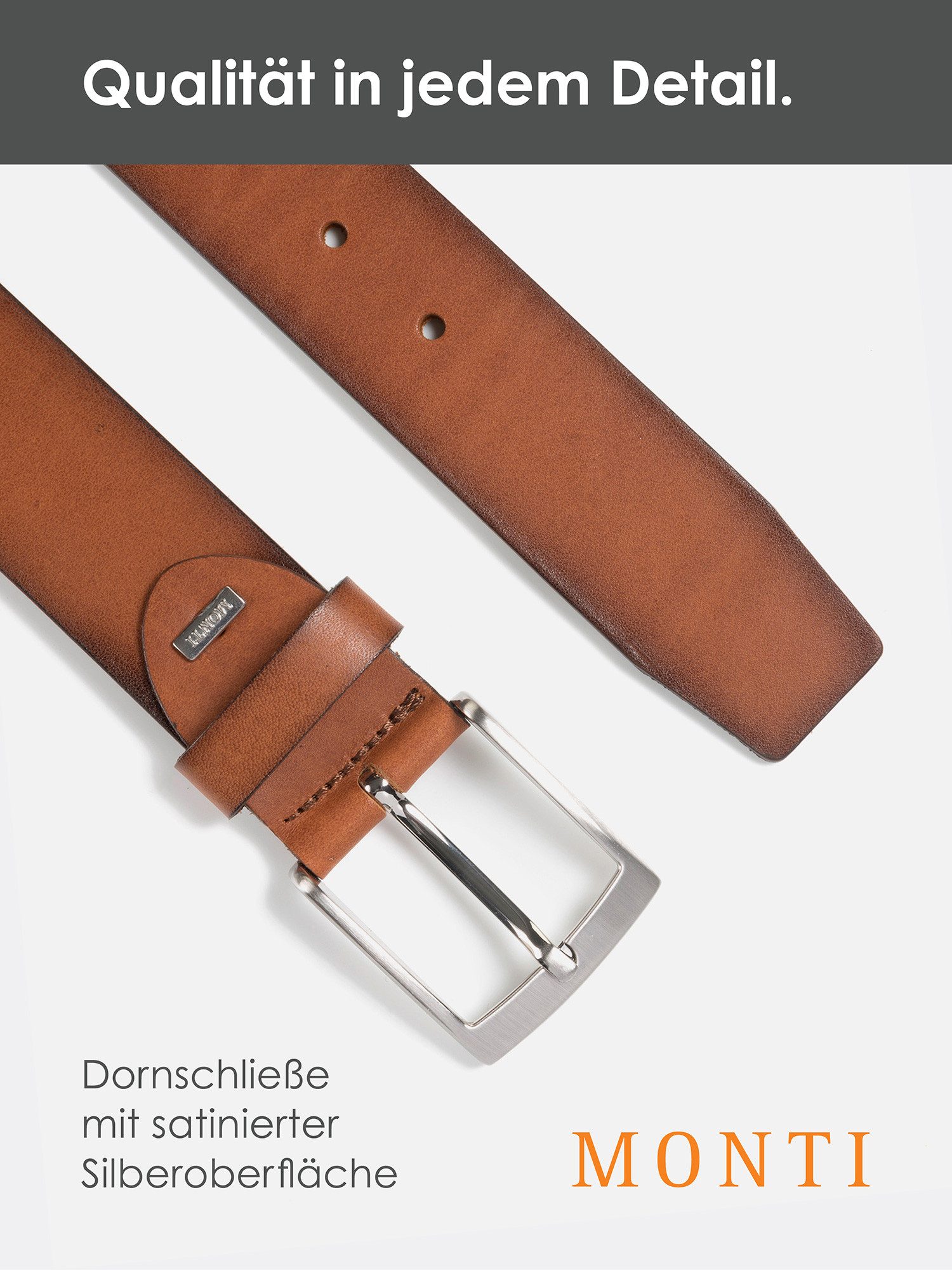 MONTI Leren riem TUSTON