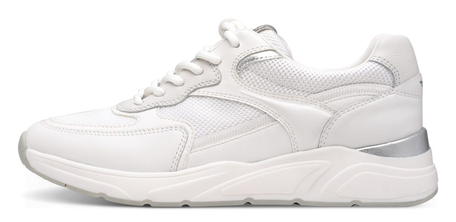 Tamaris Plateausneakers , vrijetijdsschoen, halfschoen, veterschoen met gepolsterde schacht