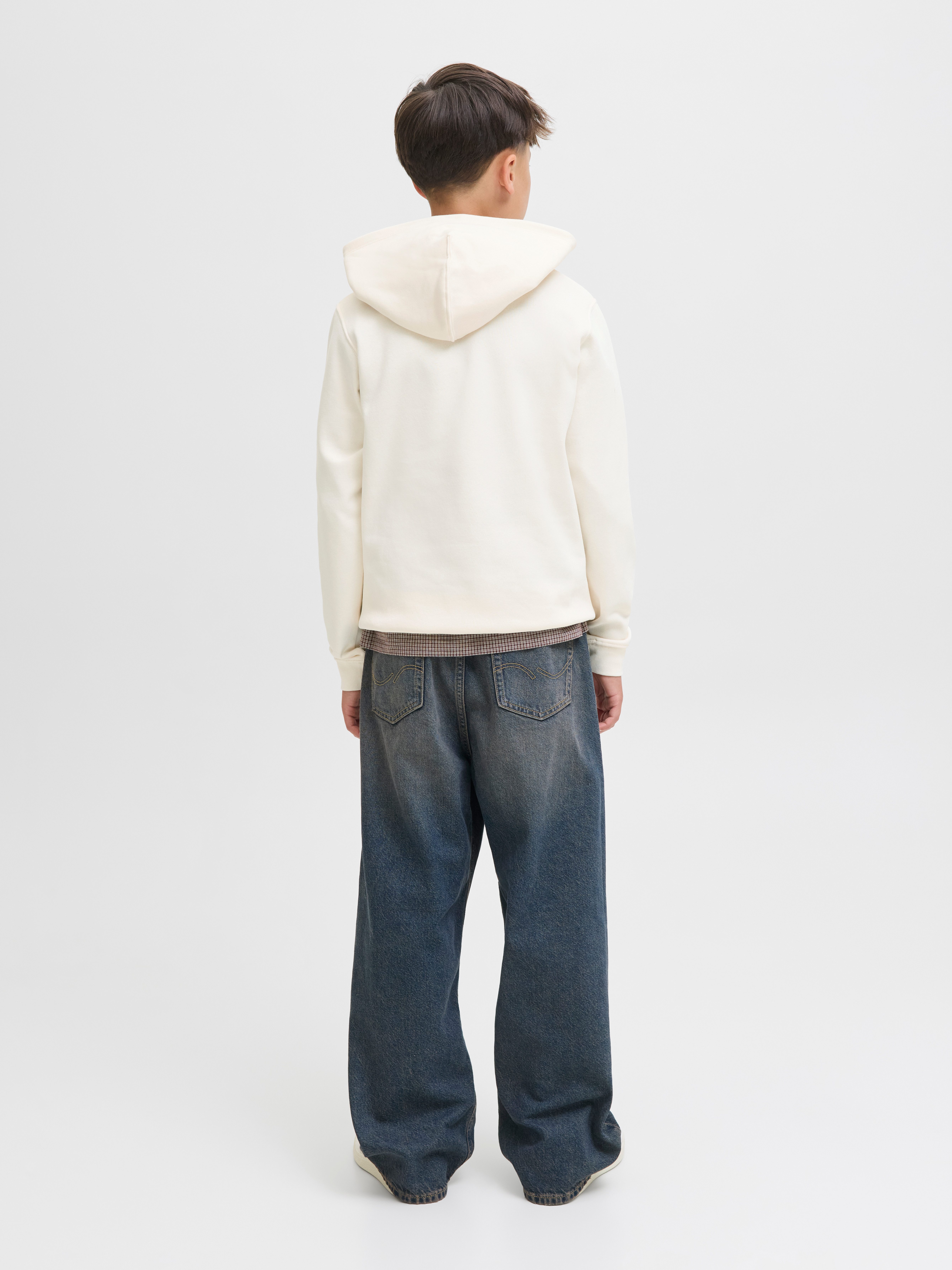 Jack & Jones Junior Hoodie JORINWOOD BLOCK BRANDING SWEAT NOOS JNR