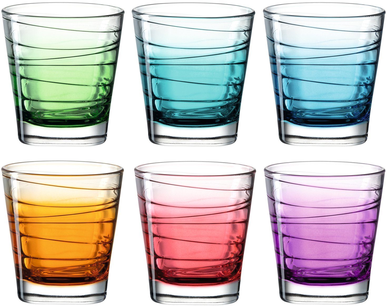 Outlook Depressie Woestijn LEONARDO Whiskyglas Vario STRUTTURA 250 ml, kleurverloop, 6-delig (set,  6-delig) vind je bij | OTTO