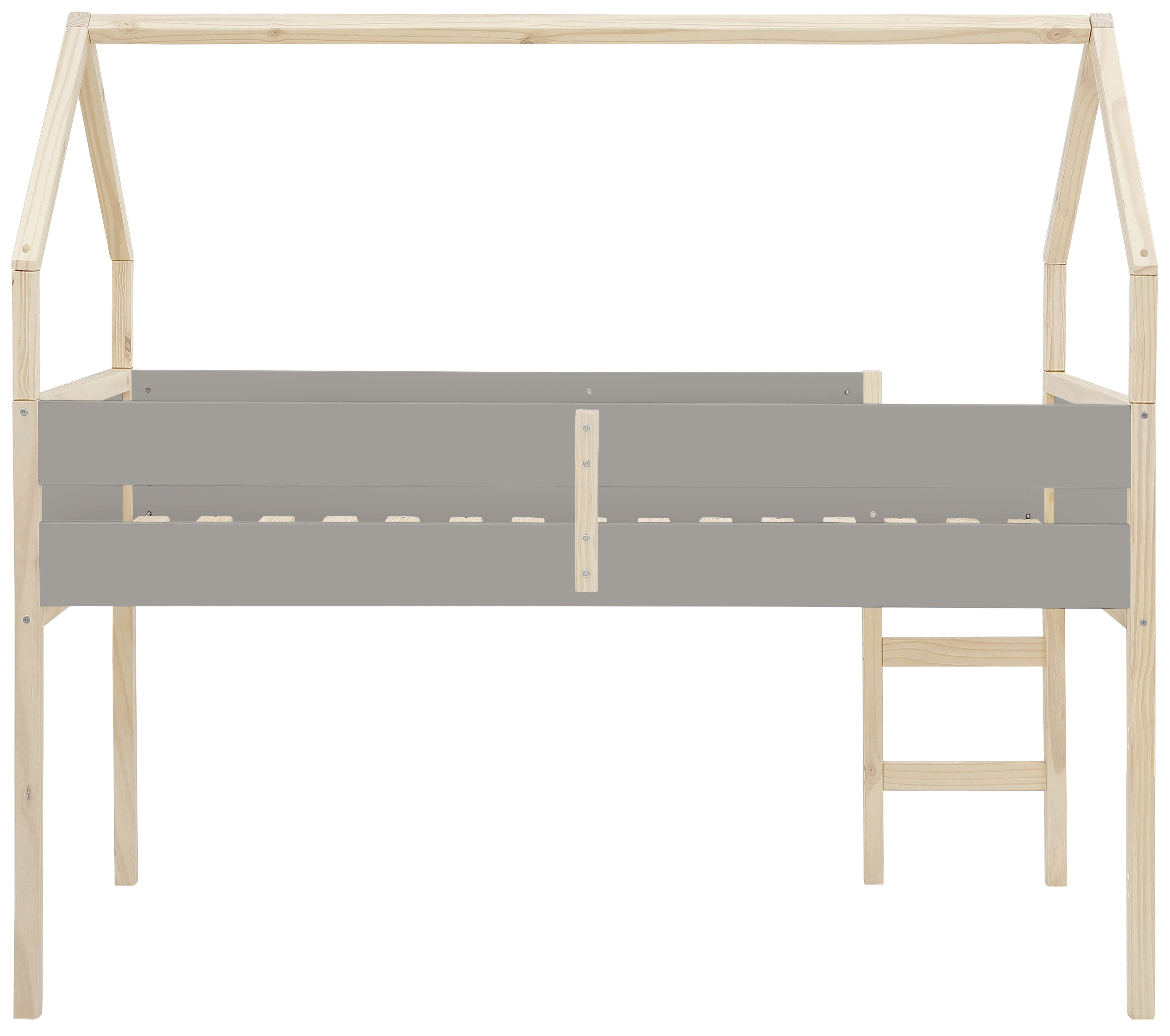 Lüttenhütt Hoogslaper Janne Grenenhout, 1-persoons, inclusief houten ladder, ligoppervlak 90x200 cm