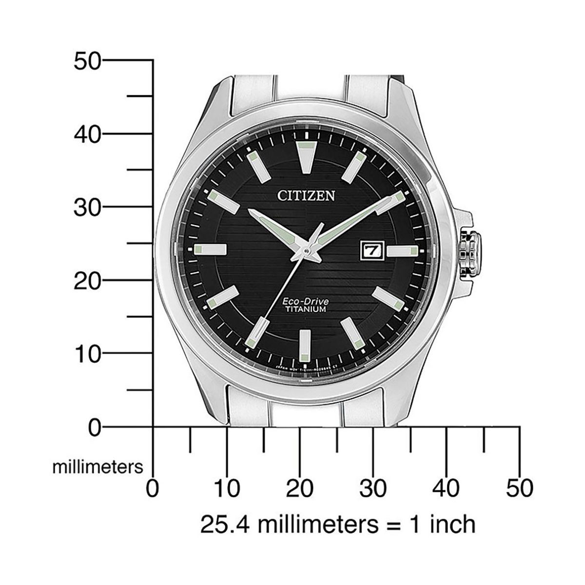 Citizen Solarhorloge BM7470-84L Polshorloge, herenhorloge, titanium