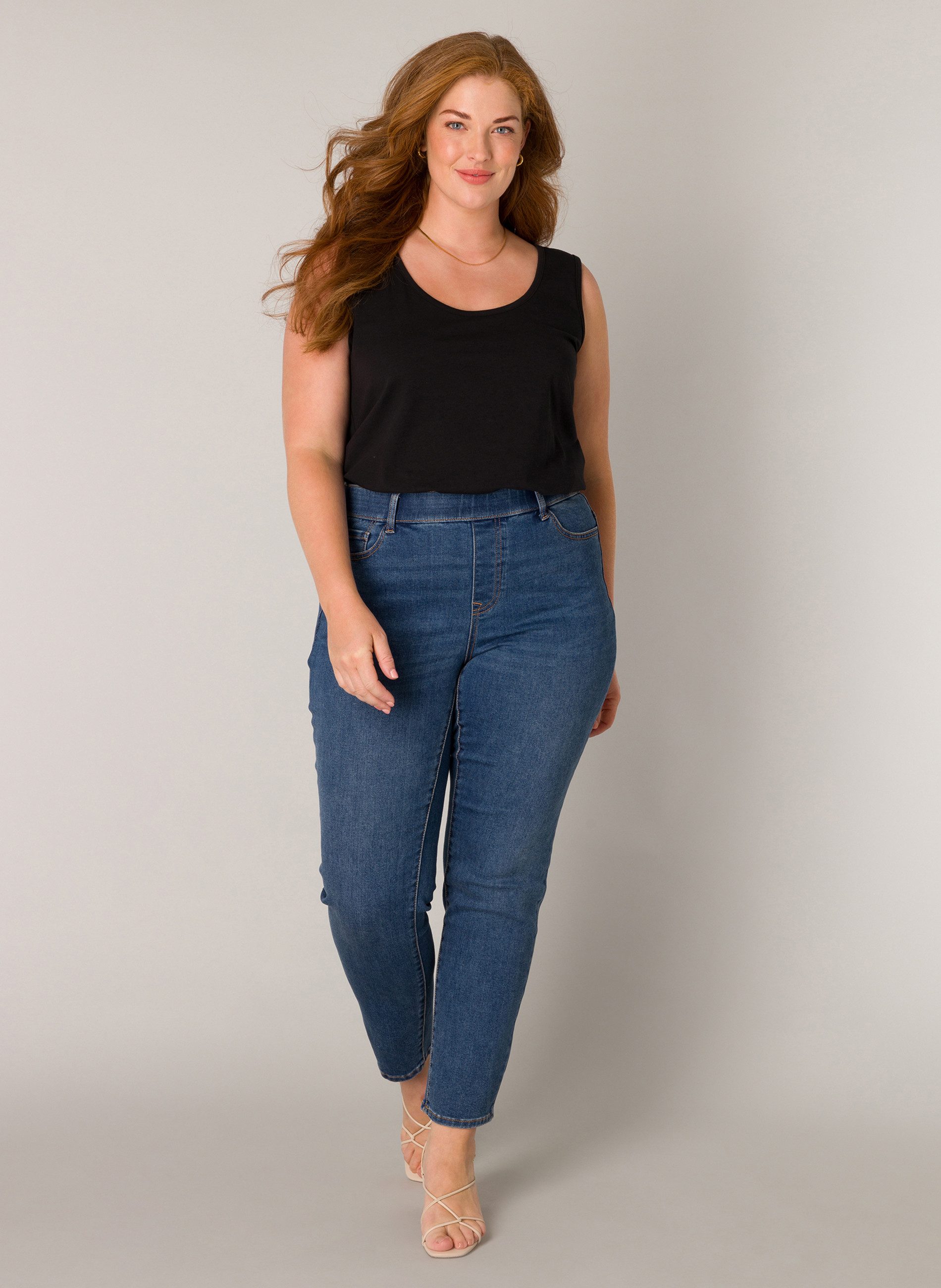 Base Level Curvy Jeggings in grote maten
