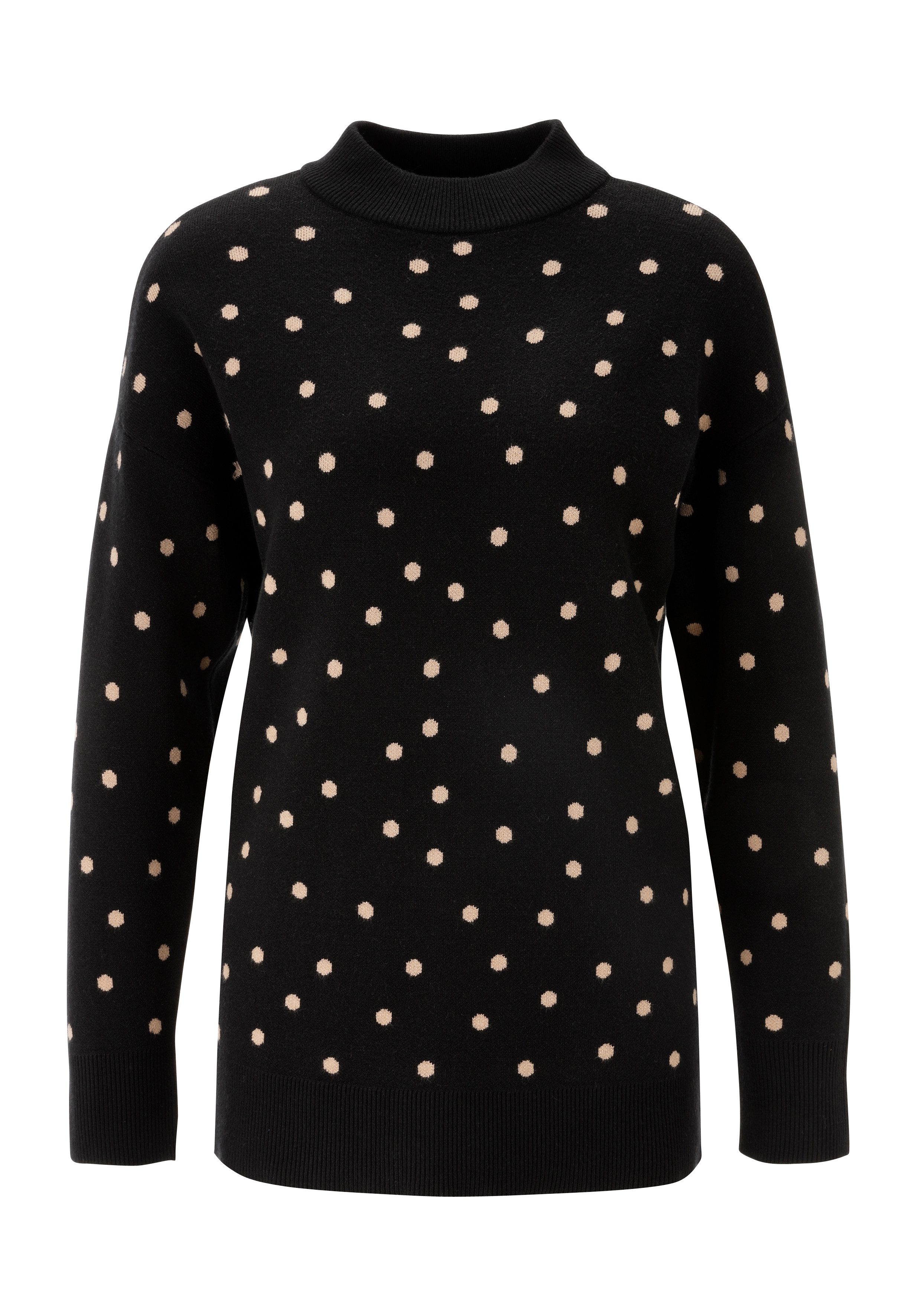 Aniston SELECTED Gebreide trui met elegant jacquard-patroon - nieuwe collectie