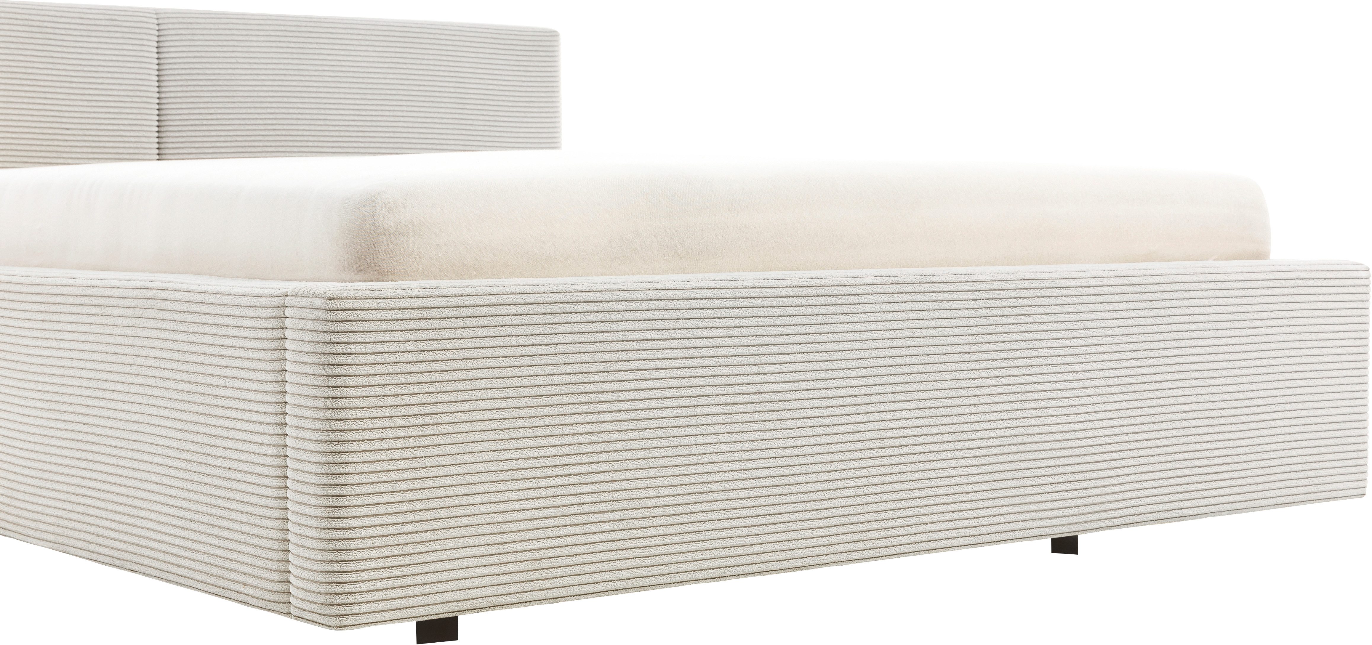 meise.möbel Gestoffeerd bed Cube optioneel met matras en bedlade