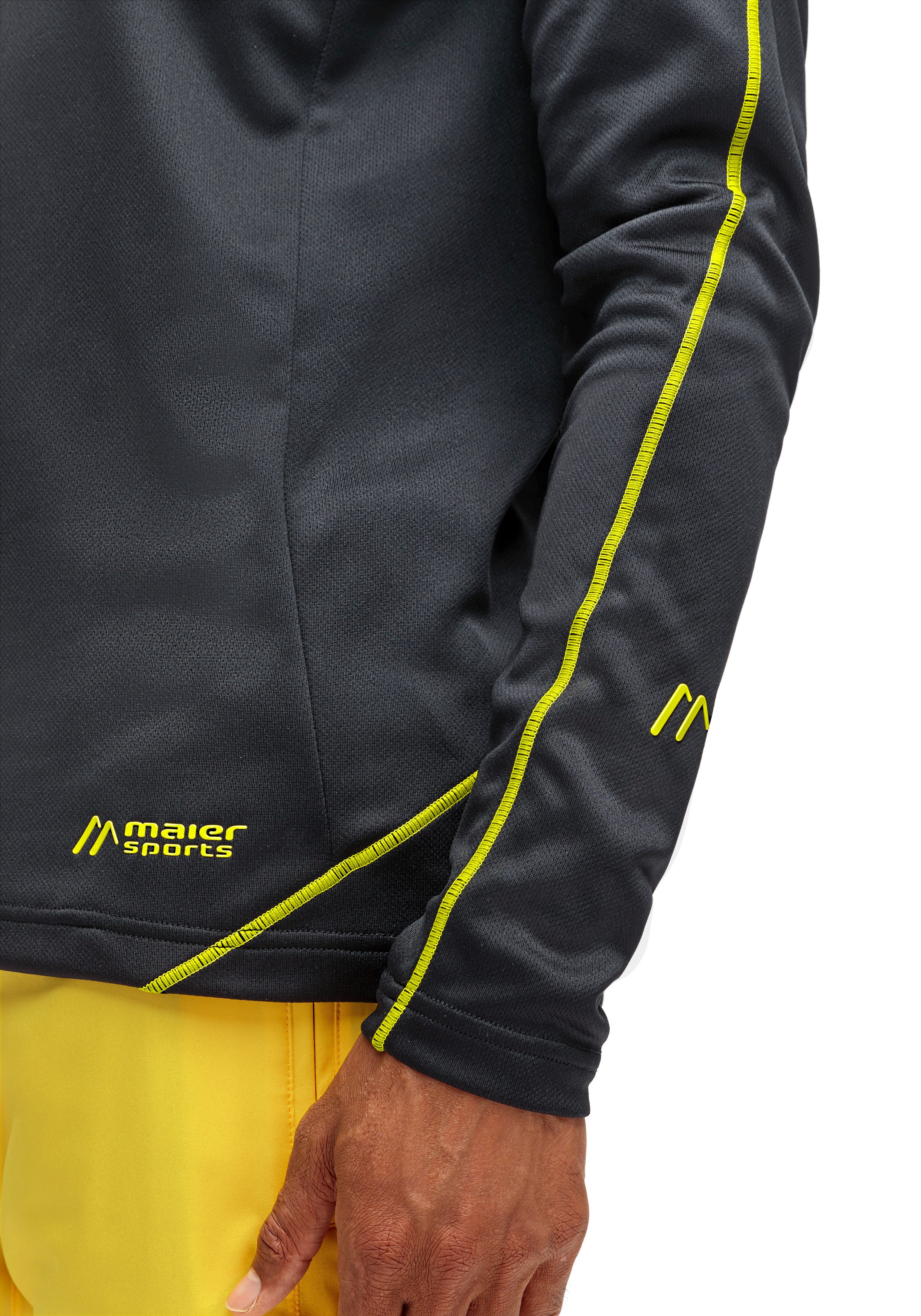 Maier Sports Functioneel shirt Roger functionele heren midlayer voor outdoor tochten en uitstapjes