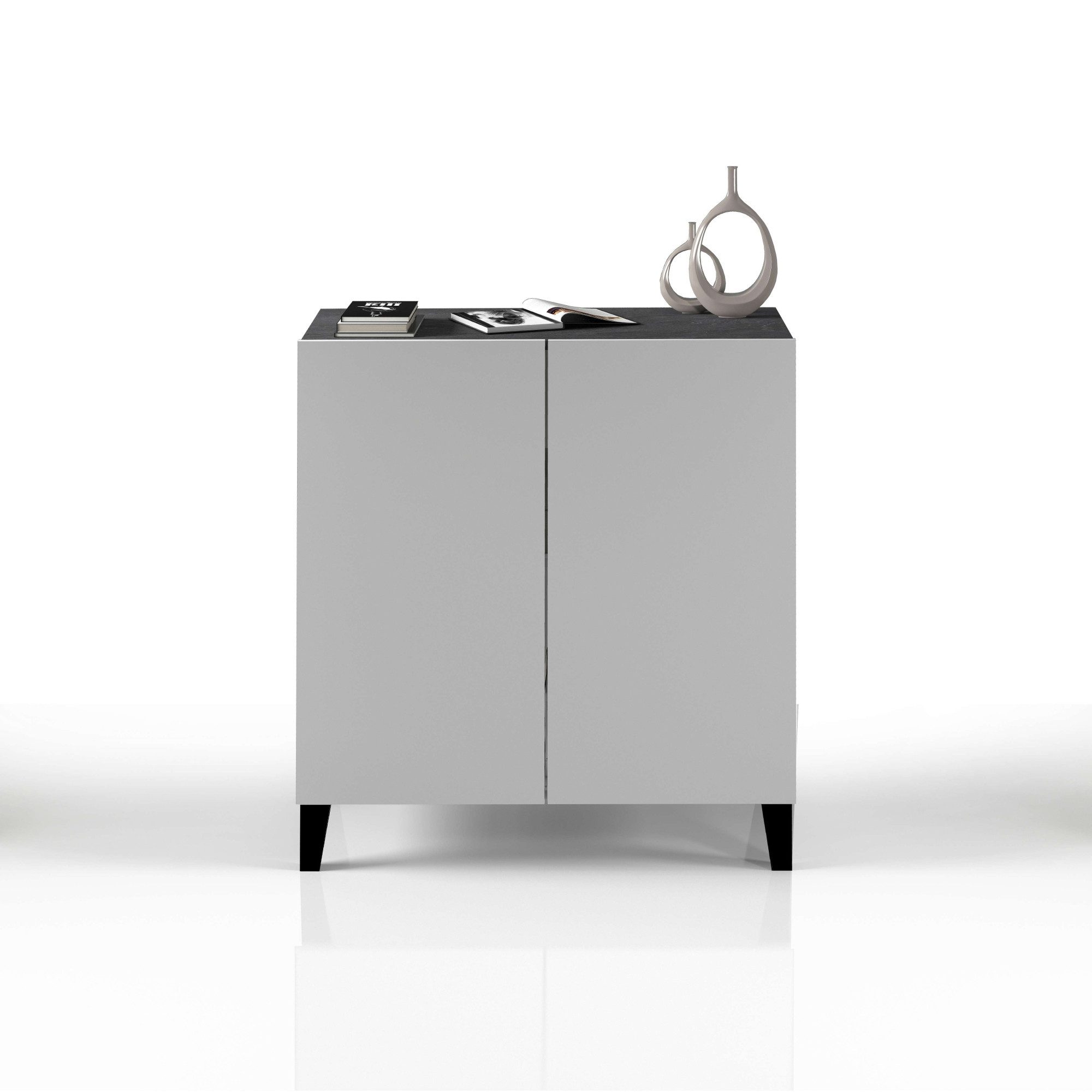 INOSIGN Archiefkast Sunrise Archiefkast, Multifunctionele kast, Bureaukast met 2 deuren & 2 vakken, breedte 79,2 cm, gemaakt in italië