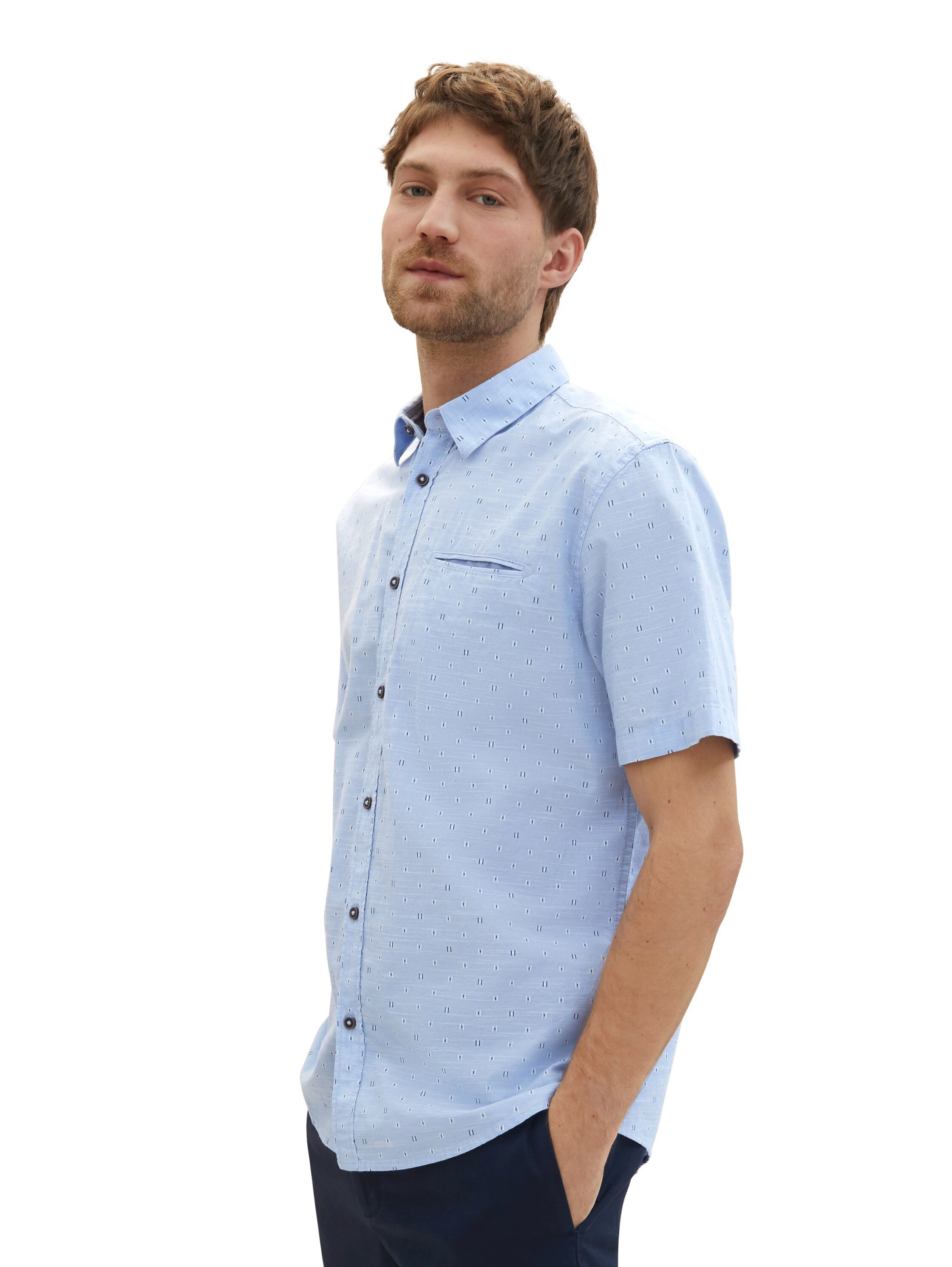Tom Tailor Overhemd met korte mouwen met print all-over