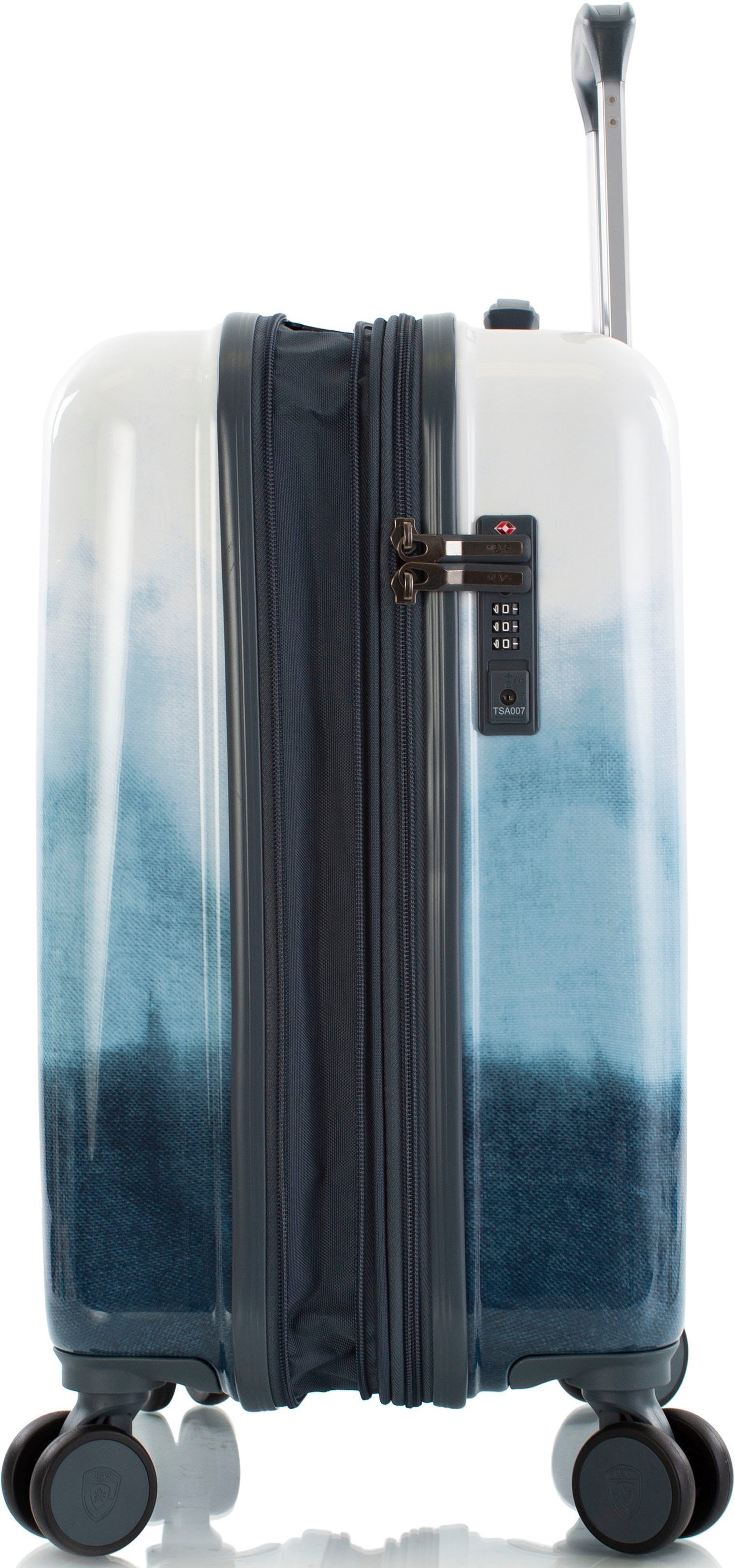 Heys Hardshell-trolley Tie-Dye blauw, 53 cm Heys x Joachim Llambi handbagagekoffer reisbagage