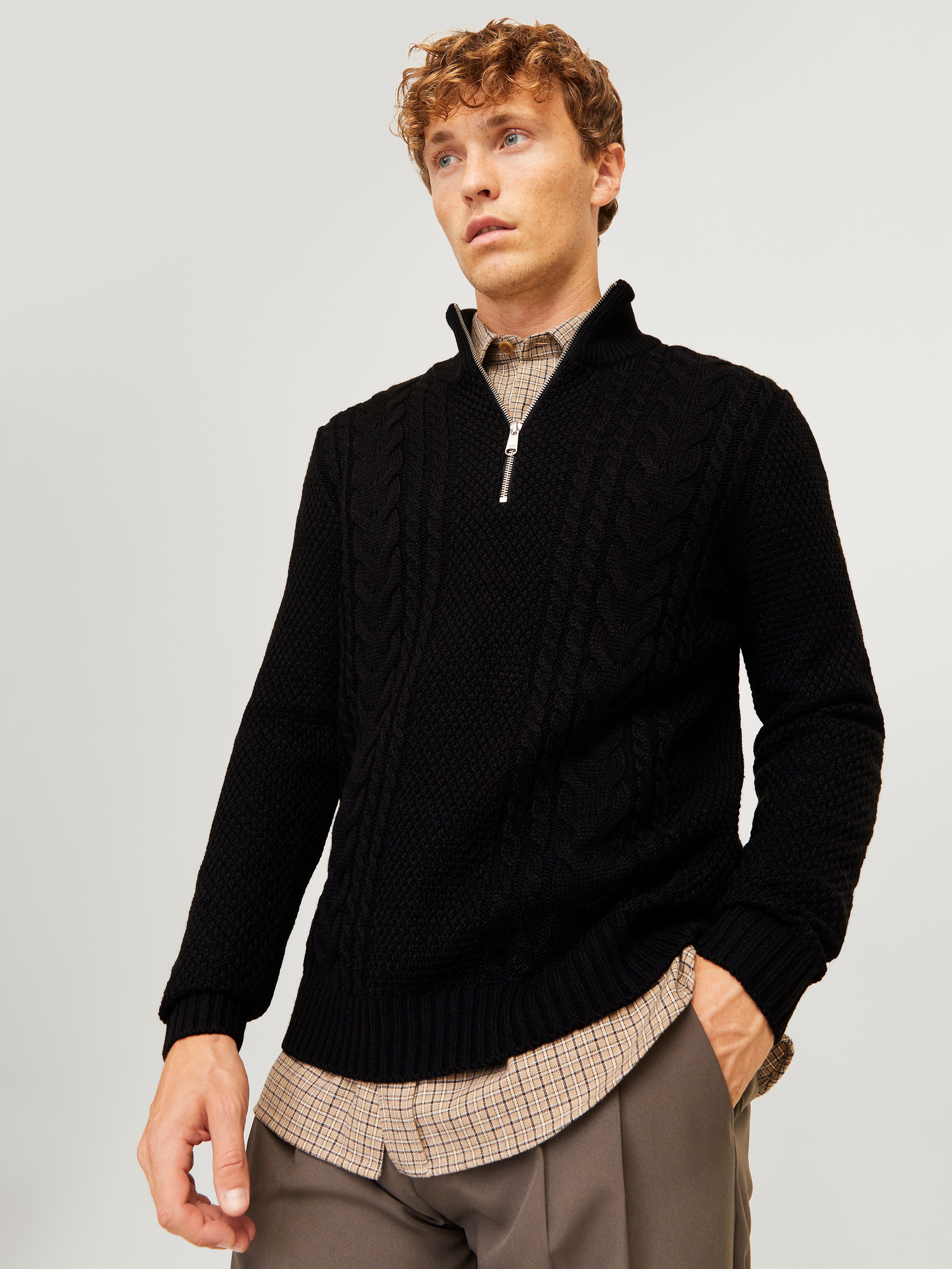 Jack & Jones Schipperstrui JJCRAIG KNIT HALF ZIP