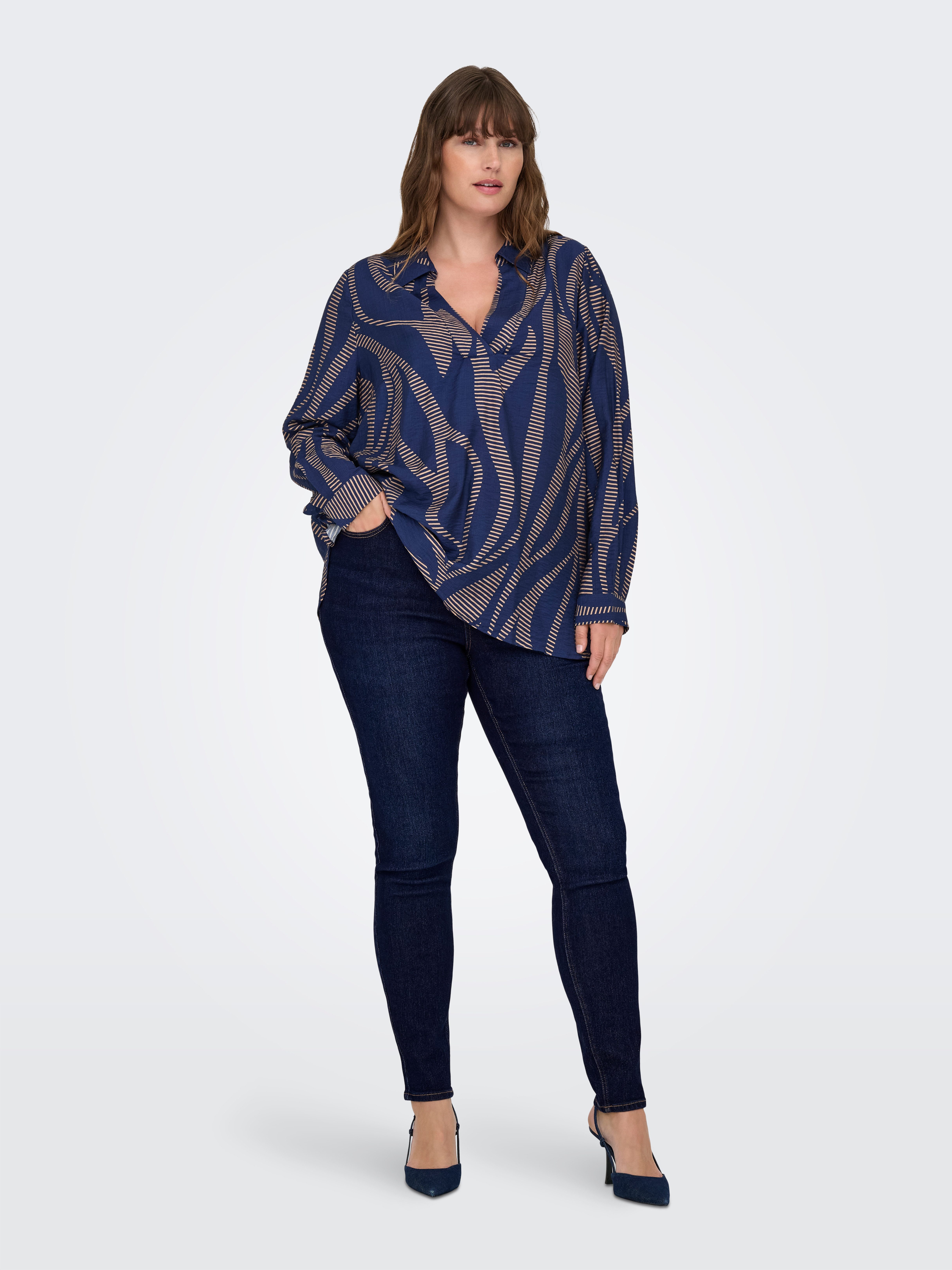 ONLY CARMAKOMA Skinny fit jeans CARCRUZ EX HW SKINNY DNM PIMBOX BF