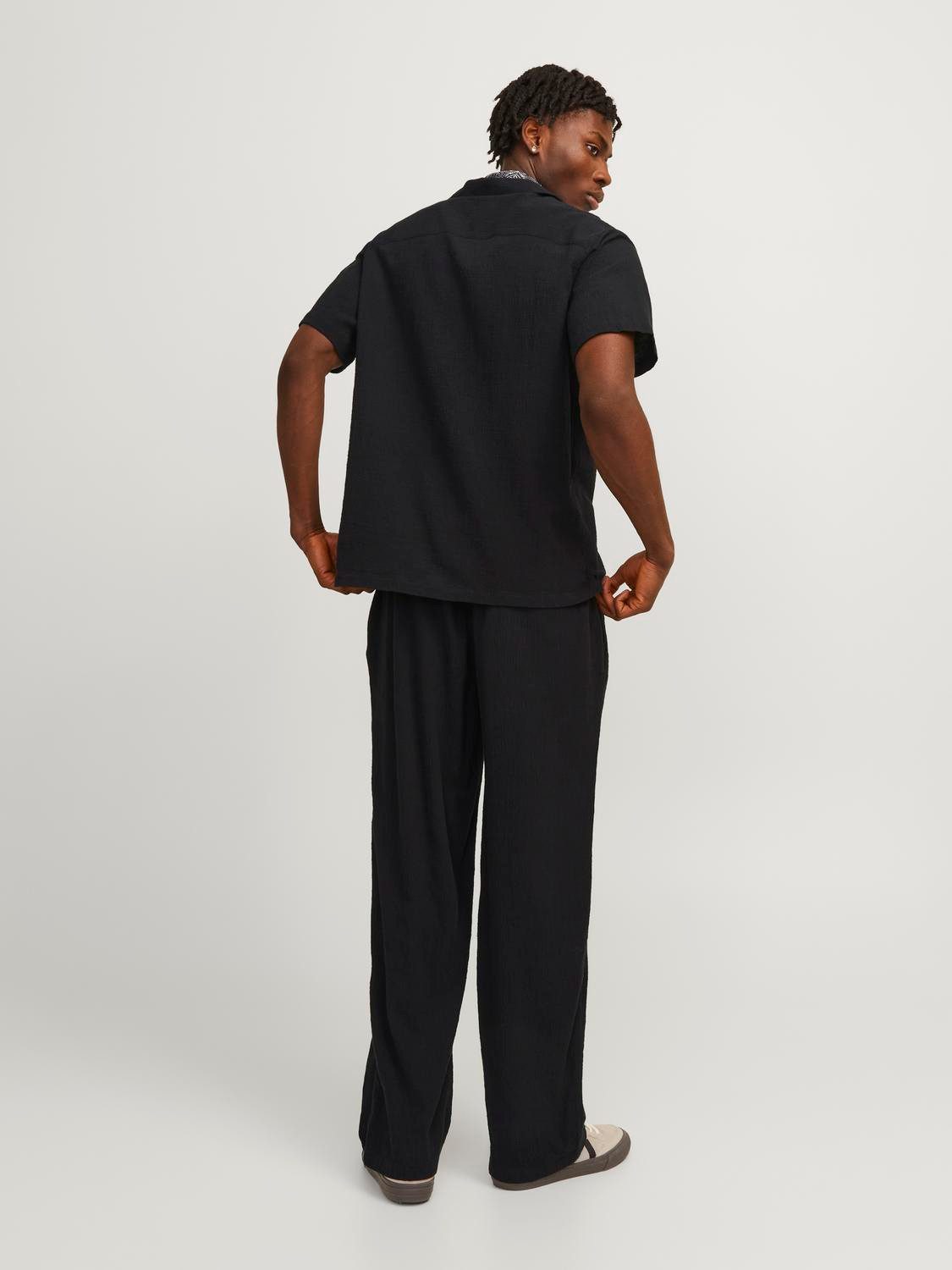 Jack & Jones Overhemd met korte mouwen JORLUKE CRINKLE RESORT SHIRT SS SN