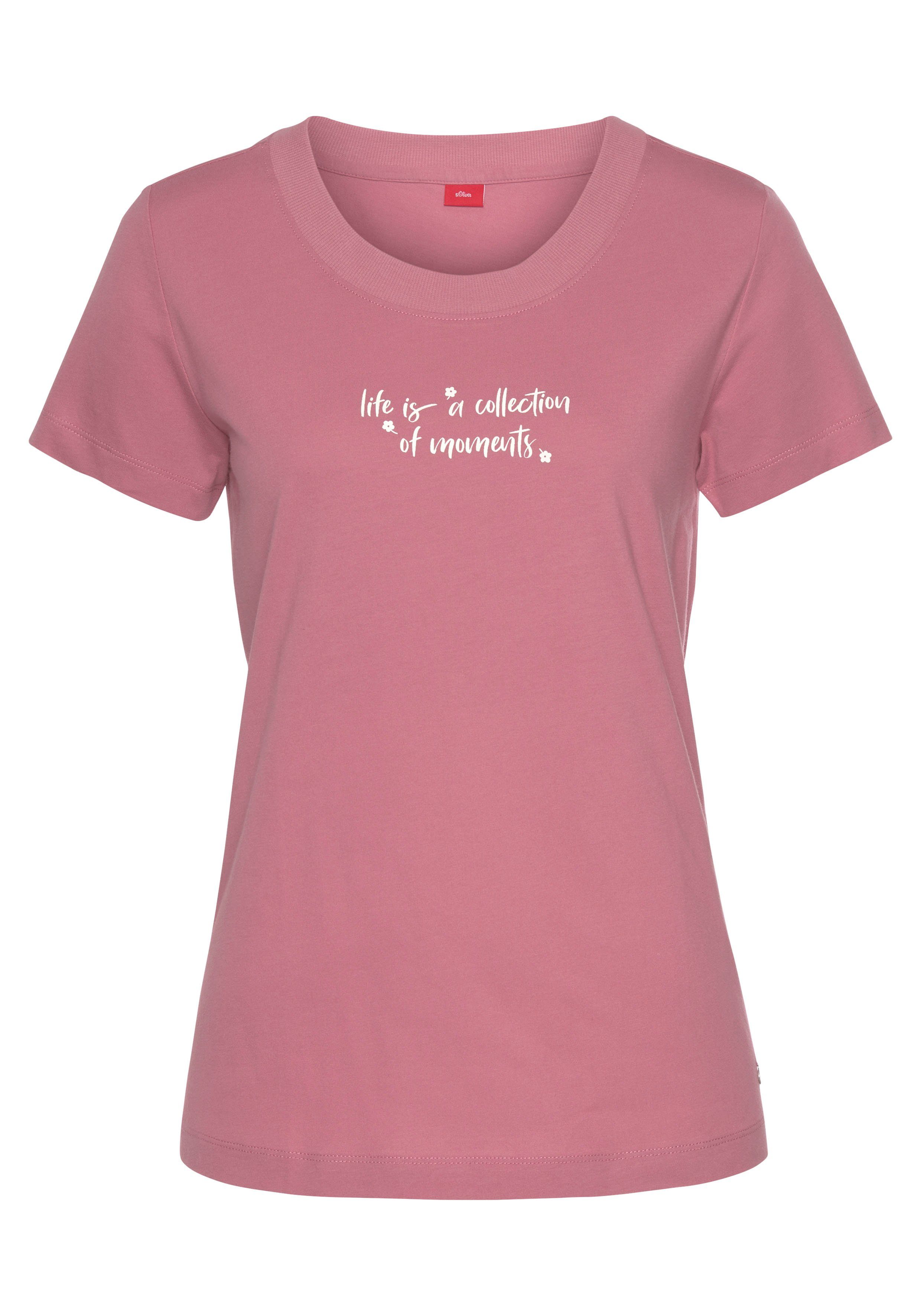 s.Oliver RED LABEL Beachwear Pyjama top met schattige frontprint