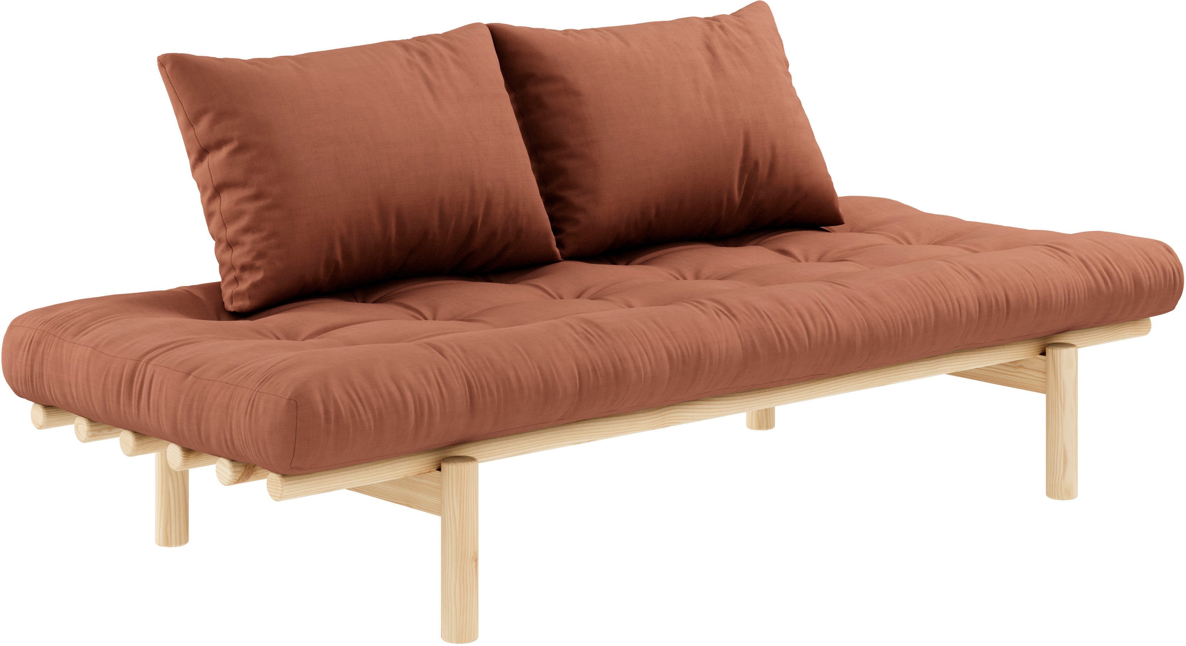 Karup Slaapbank Pace van massief grenenhout, incl. futonmatras (set, 2-delig)