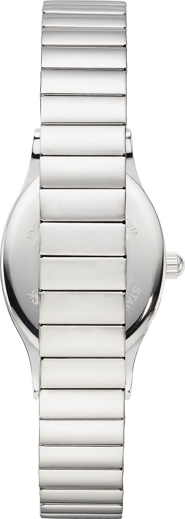 Tempic Kwartshorloge Polshorloge, dameshorloge, roestvrijstalen band, analoog, flexband, trekband