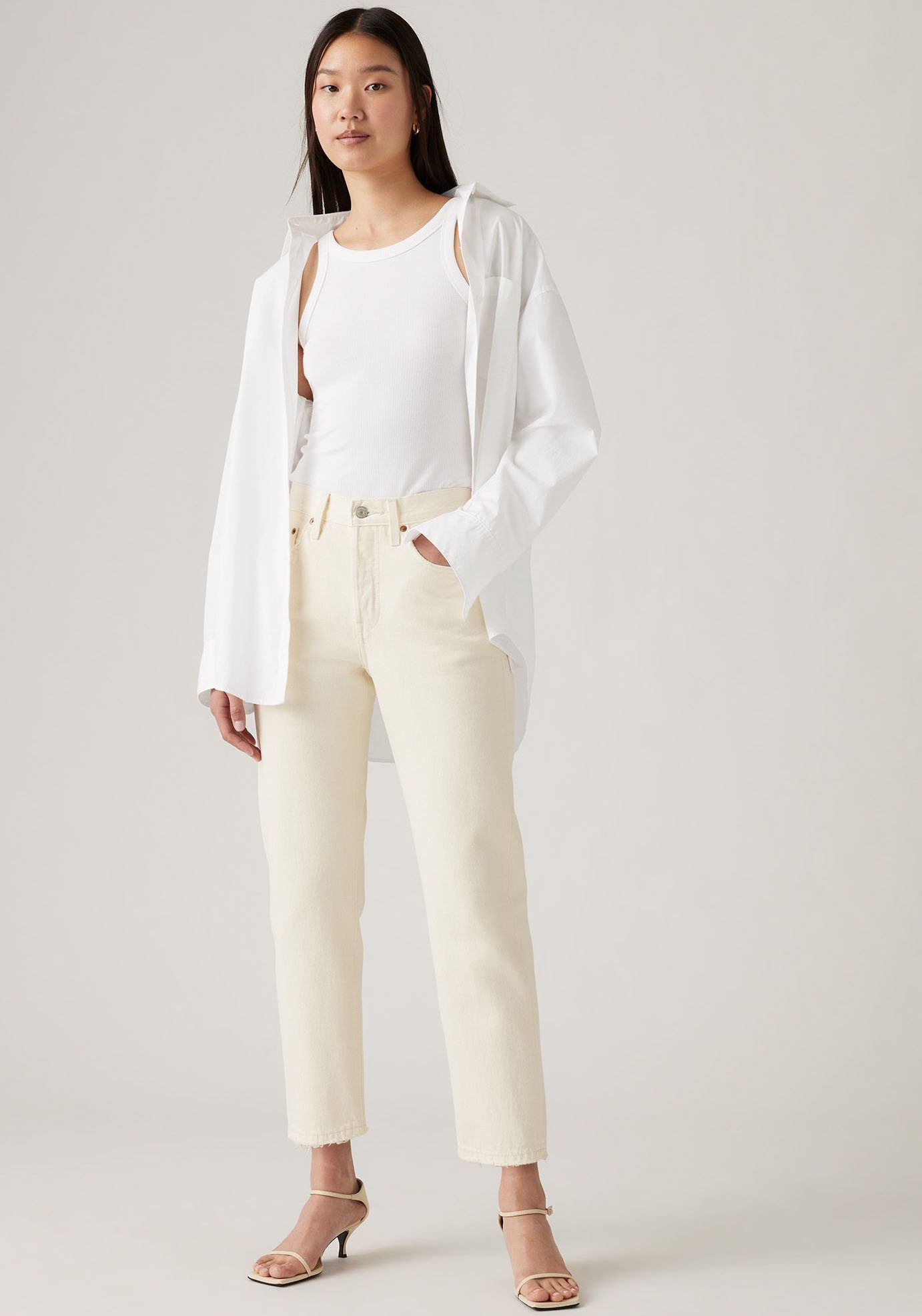 Levi's 7 8 jeans 501 CROP 501 collectie 5-pocket-stijl