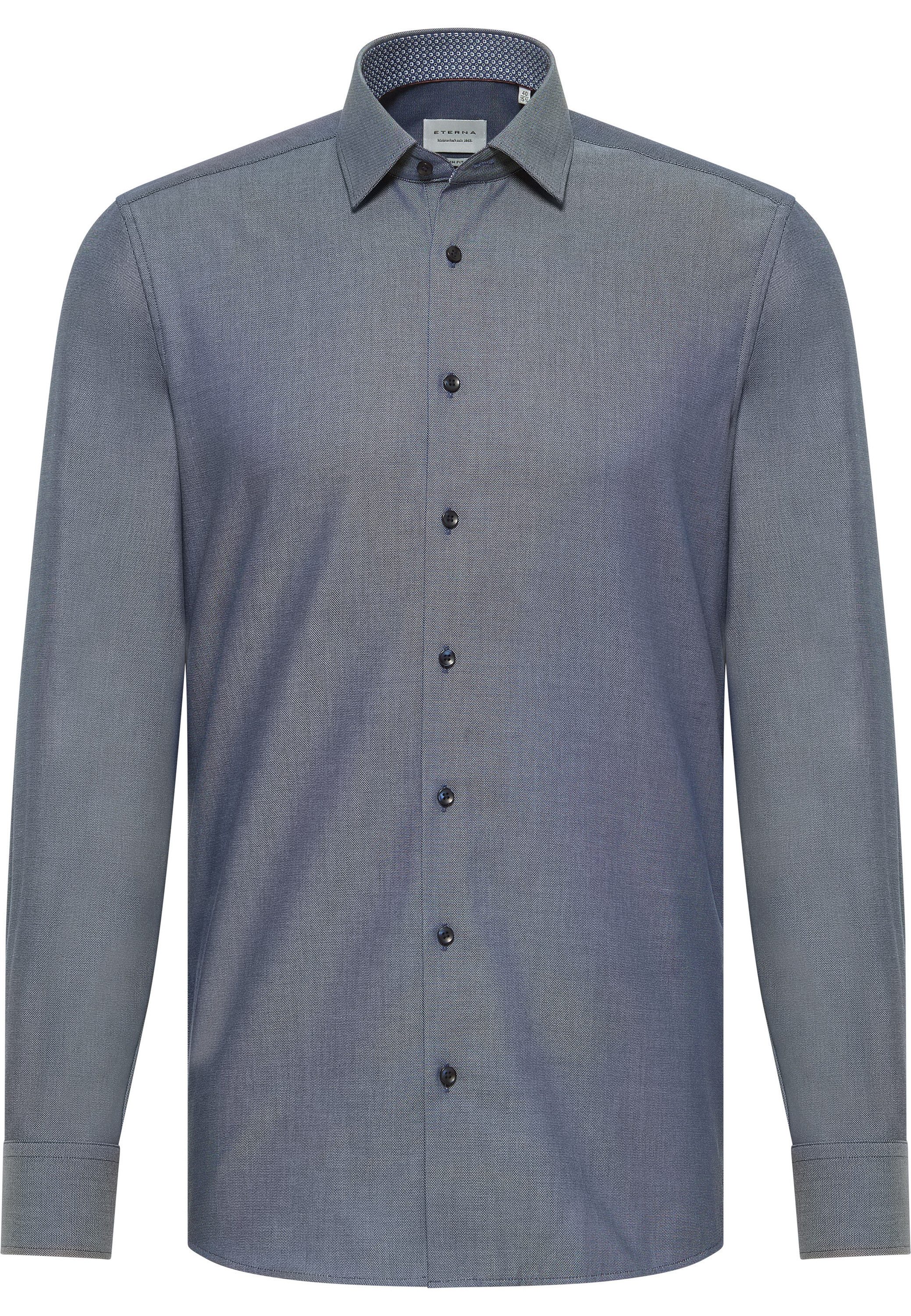 Eterna Overhemd met lange mouwen Slim fit NON IRON (strijkvrij)