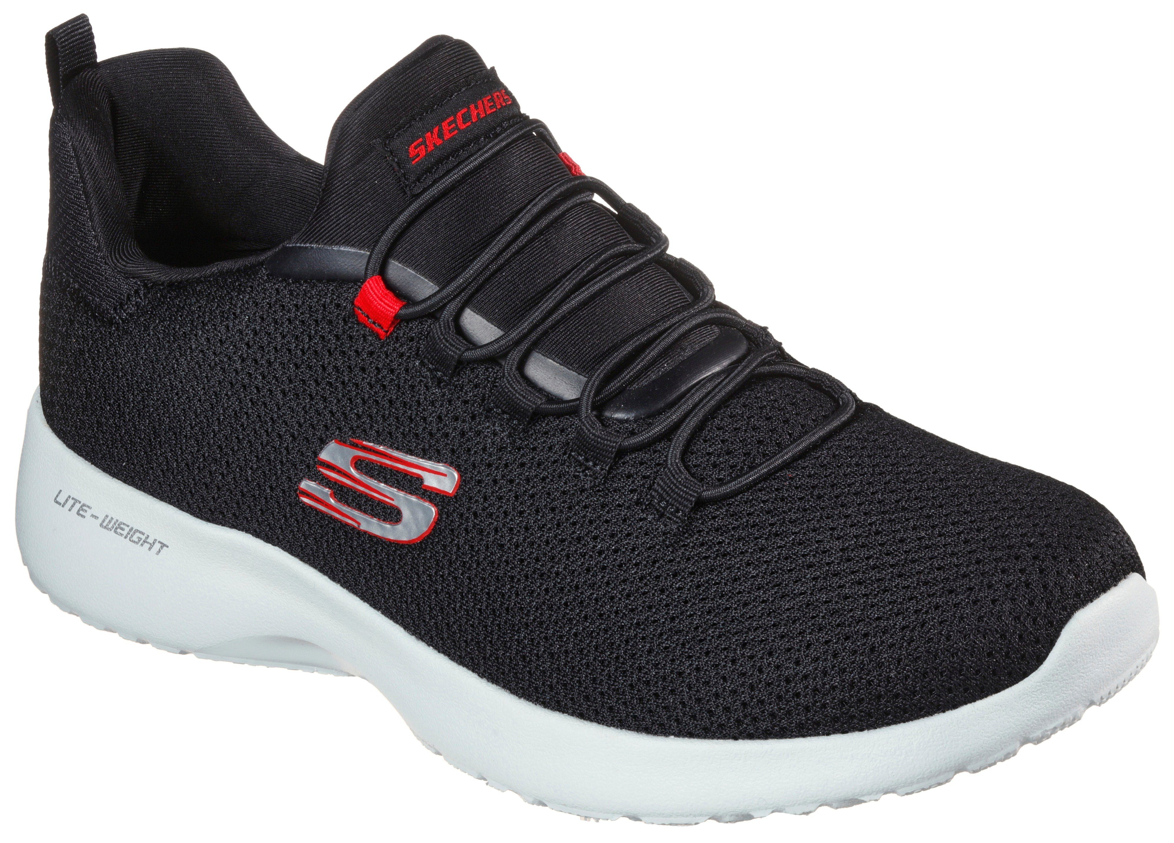 NU 20% KORTING: Skechers Slip-on sneakers DYNAMIGHT met memory-foam-binnenzool