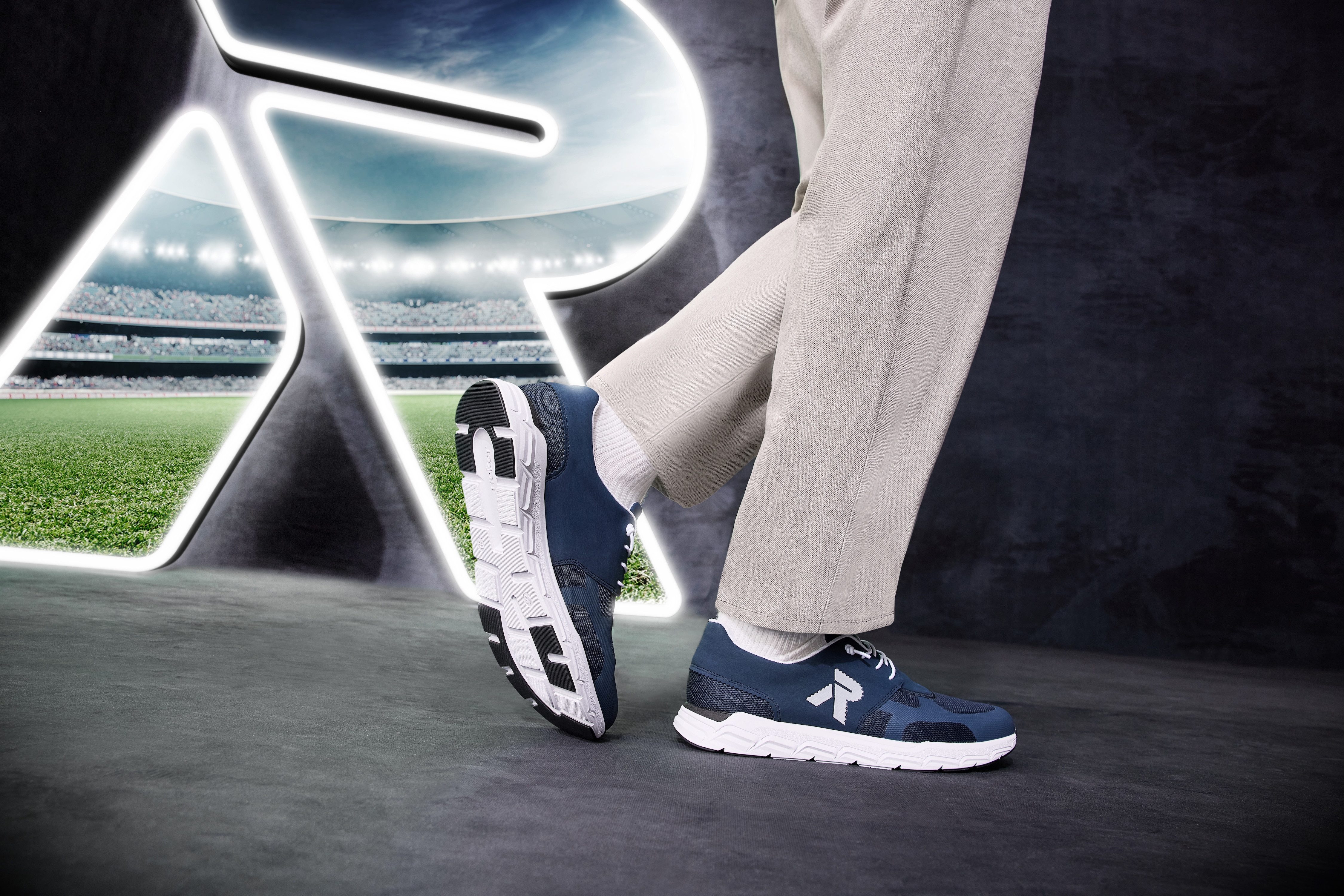 RIEKER Sport Slip-on sneakers Preston Hardloopsneakers uit de nieuwe Christoph Kramer-collectie