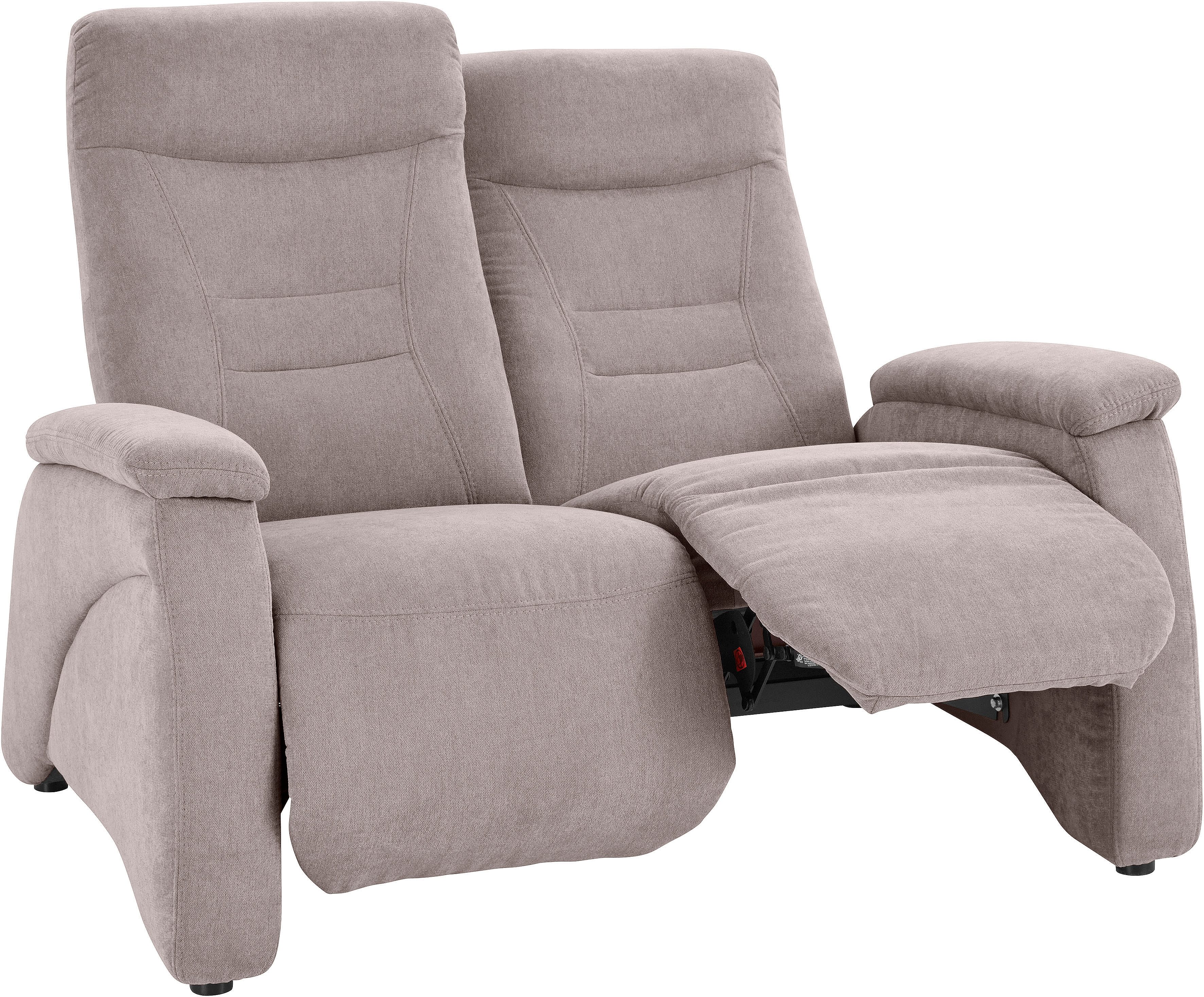 exxpo - sofa fashion 2-zitsbank Ascoli, bioscoopsofa met hoog zitcomfort, comfortabele armleuningen