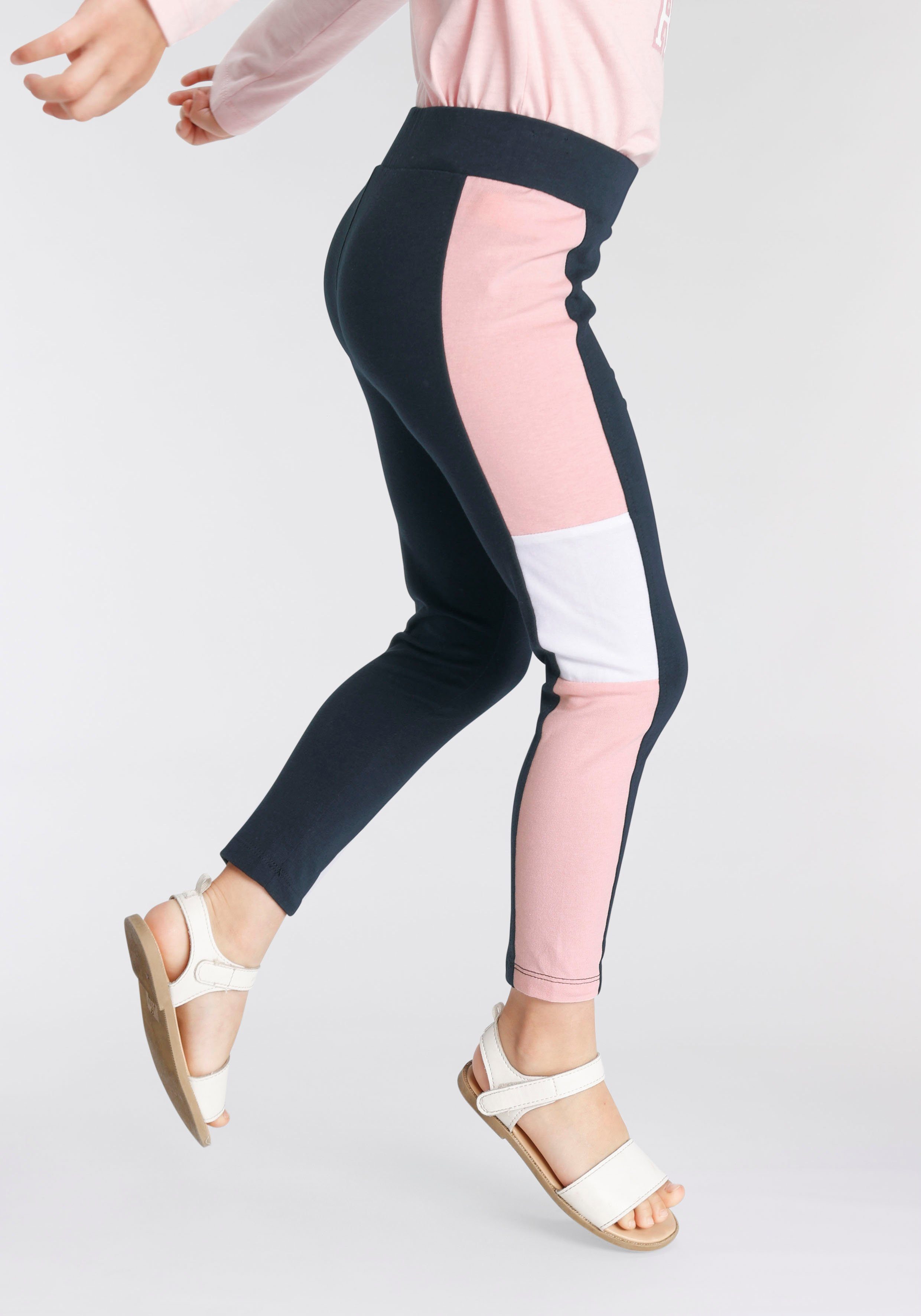 KangaROOS Legging Colorblocking leggings voor kleine meisjes