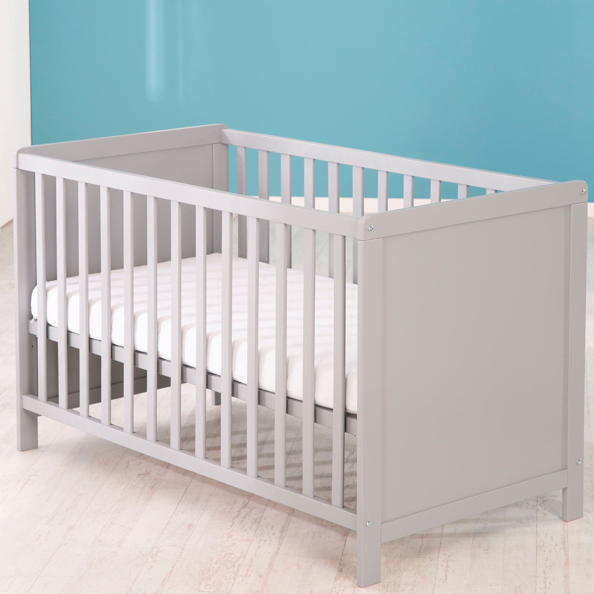 Roba® Babymeubelset Hamburg met kinderbed en commode met 2 laden (voordeelset, 2 stuks)