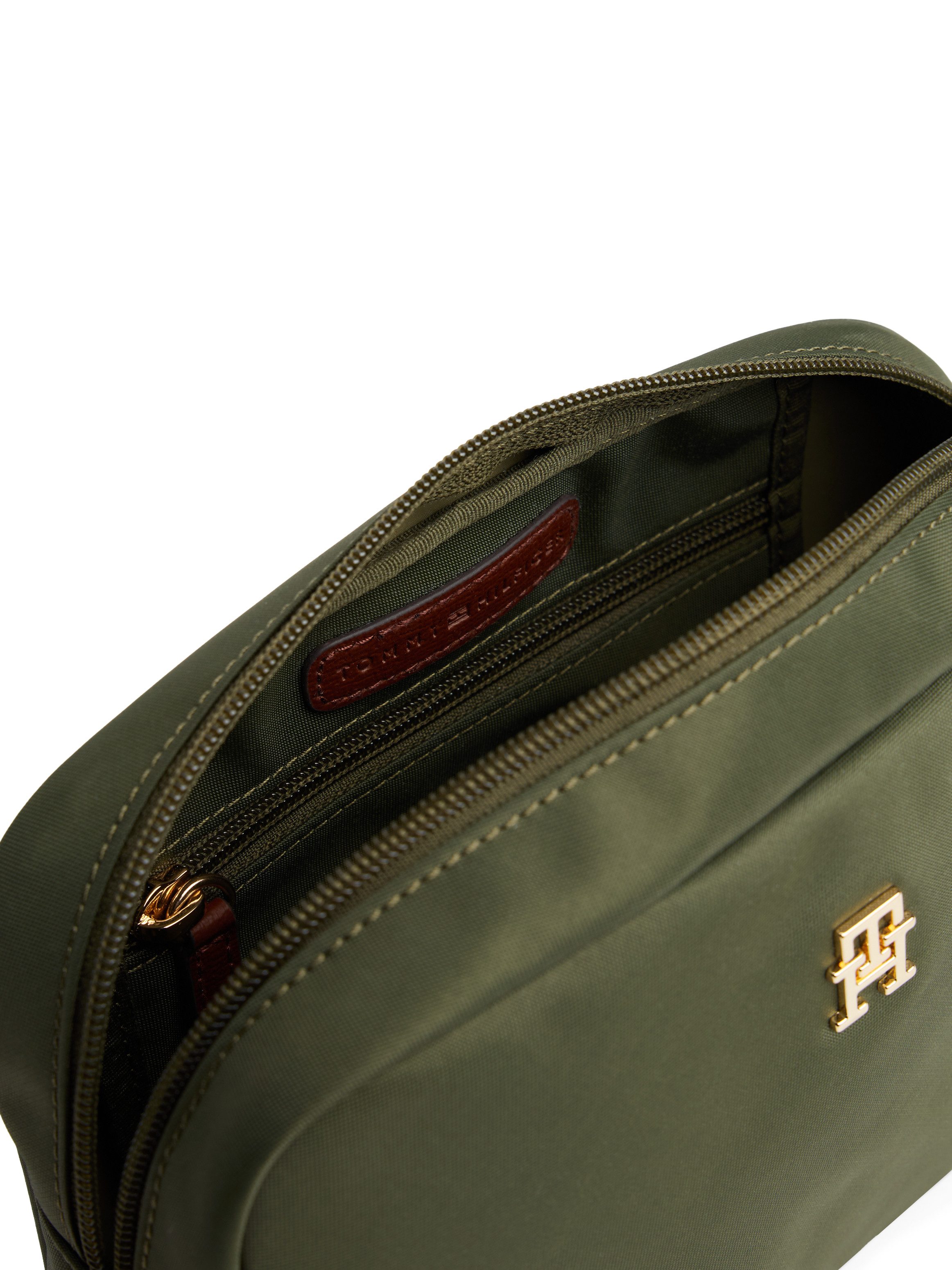 Tommy Hilfiger Minibag POPETTE CAMERA BAG , dames schoudertas met th-sieraad