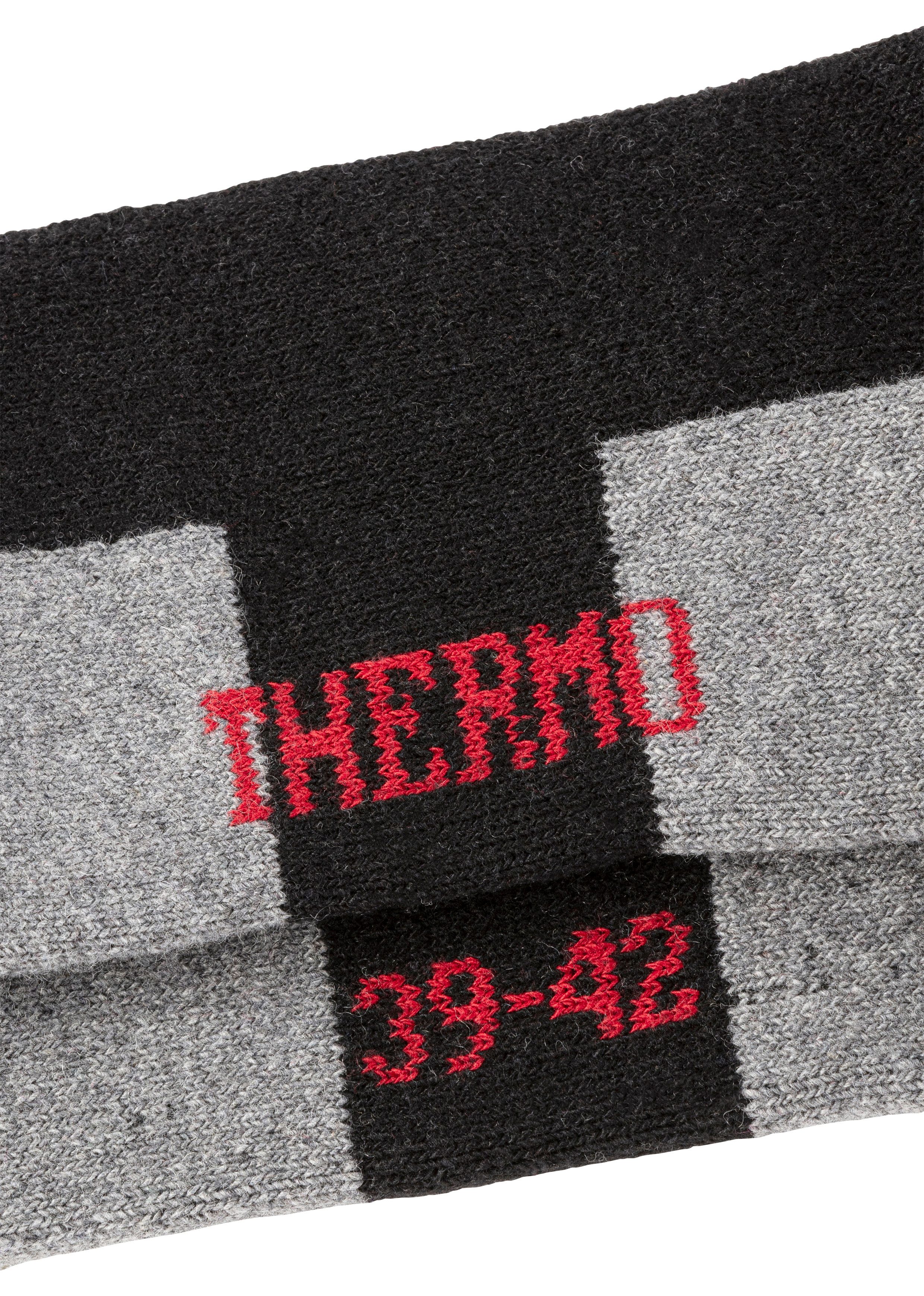 Apollo Basic sokken THERMAL TRACKING SOCKS Unisex met verwarmende merinowol (2 paar Set van 3)