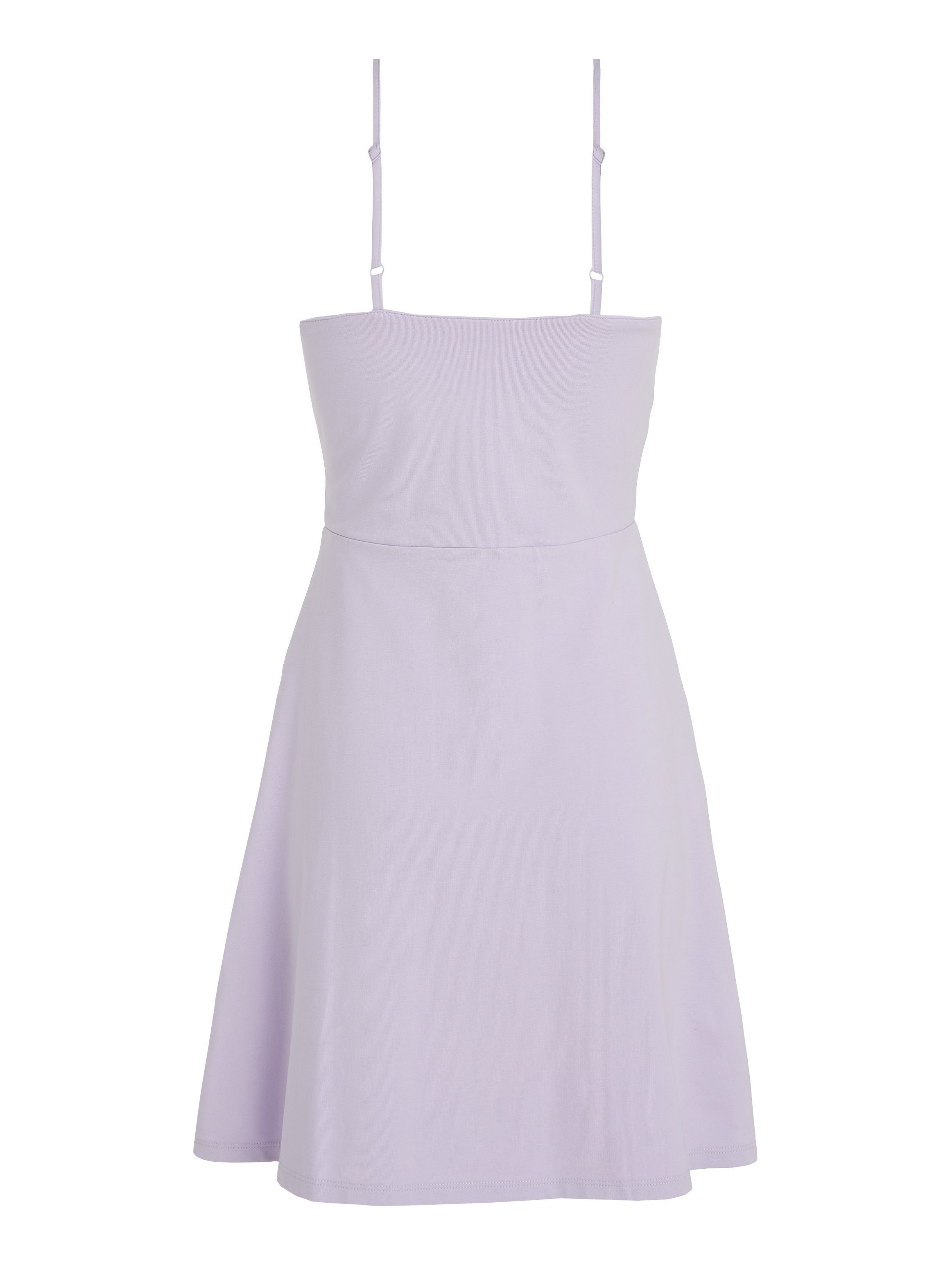 TOMMY JEANS Jurk met spaghettibandjes TJW ESSENTIAL STRAP FLARE DRESS met verstelbare spaghettibandjes