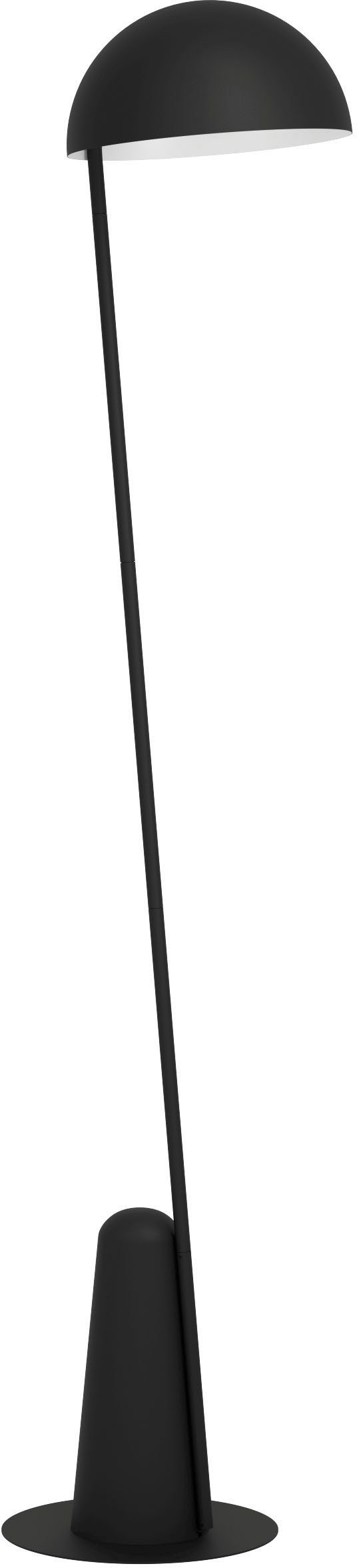 EGLO Staande lamp ARANZOLA Vloerlamp in zwart en wit van staal - excl. E27 - 1X40W (1 stuk) vloerlampen zwart