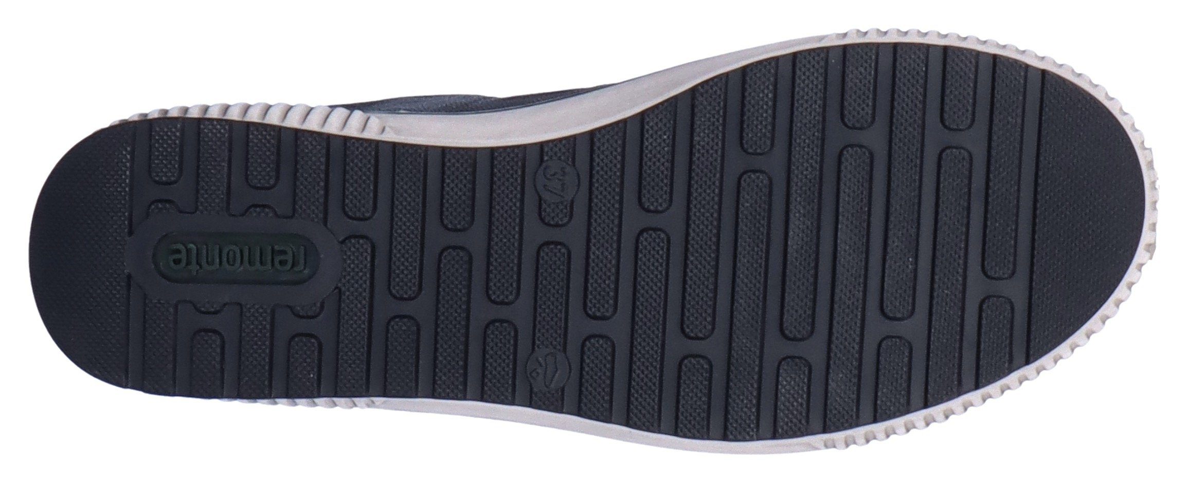 Remonte Plateausneakers vrijetijdsschoen, lage schoen, veterschoen met buitenrits