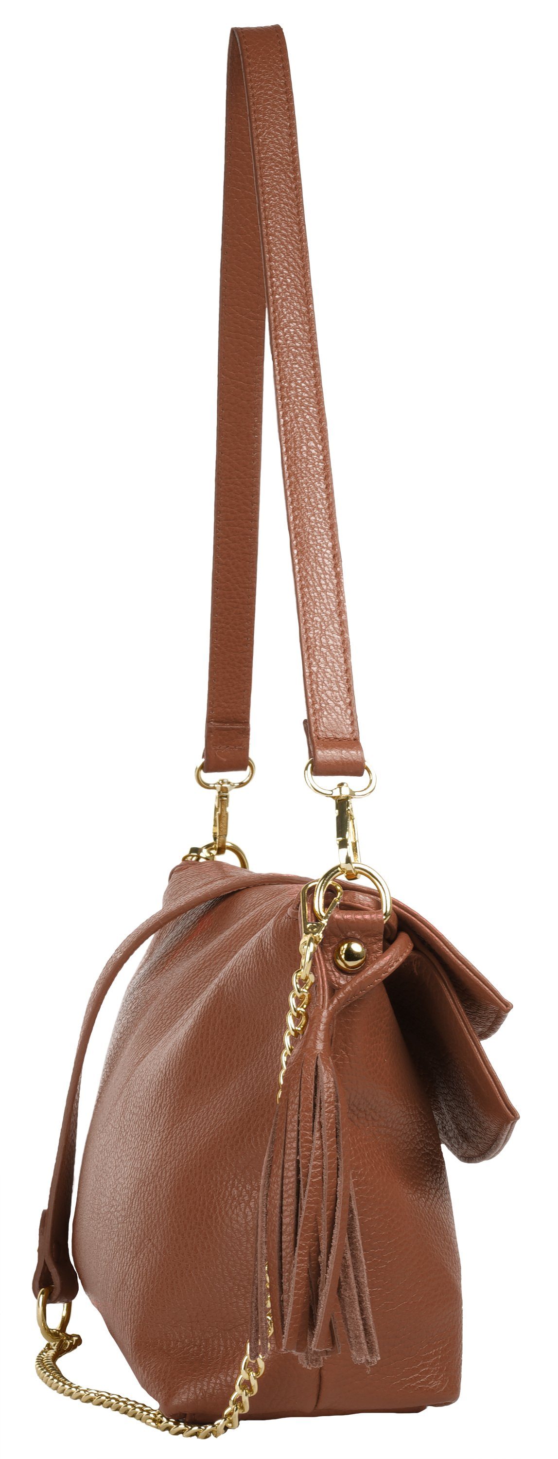 Samantha Look Schoudertas echt leer, made in italy