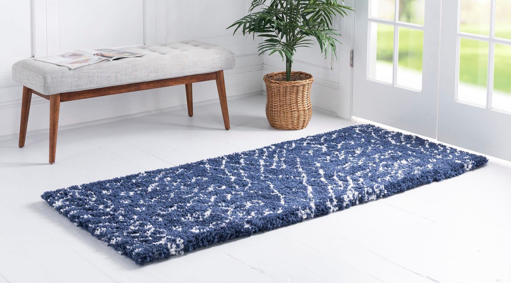 Myflair Möbel & Accessoires Hoogpolige loper Temara shag voorraadopruiming Tapijtloper, geweven, Scandi design, ideaal in de hal & slaapkamer