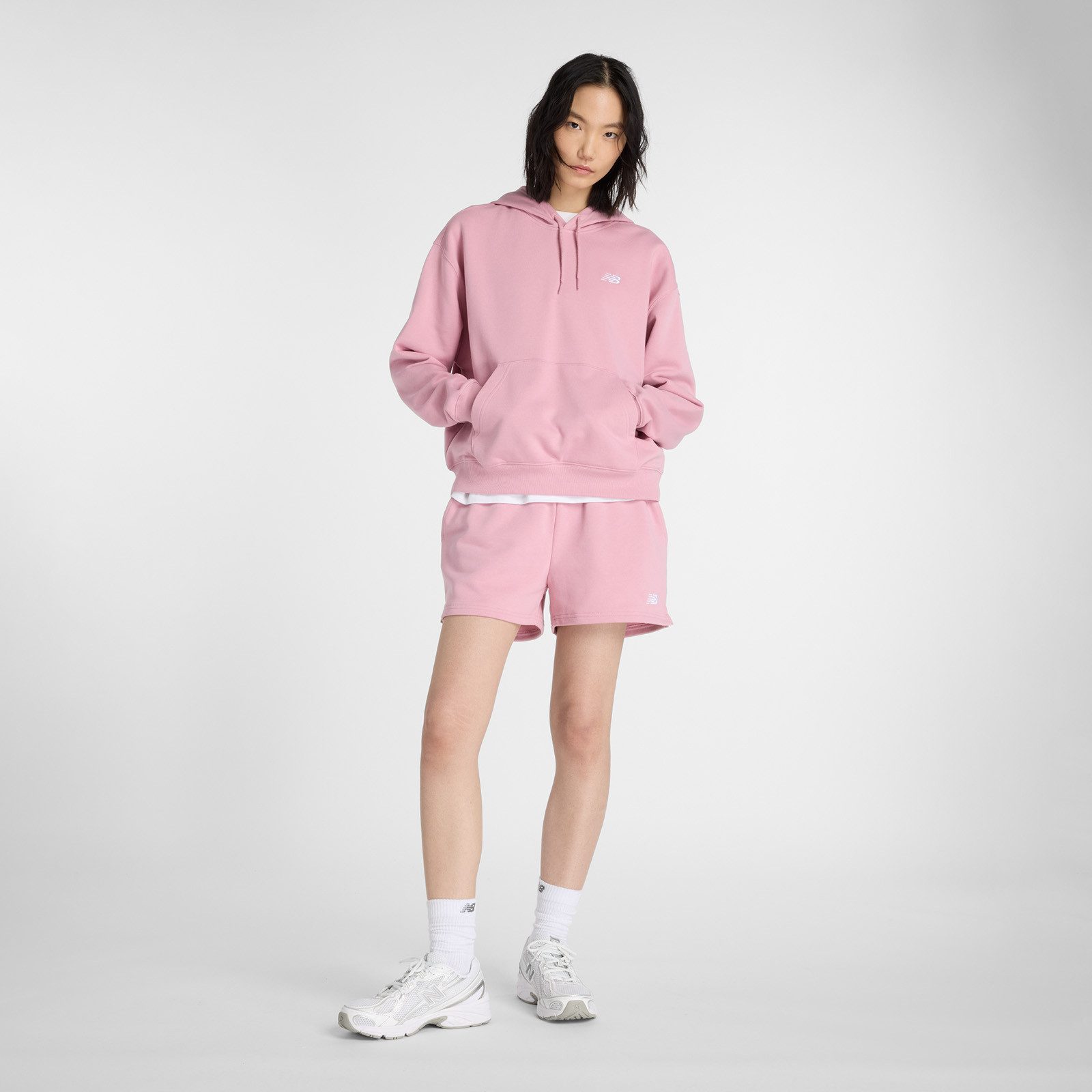 New Balance Short Sport Essentials French Terryhort PINK TAFFY